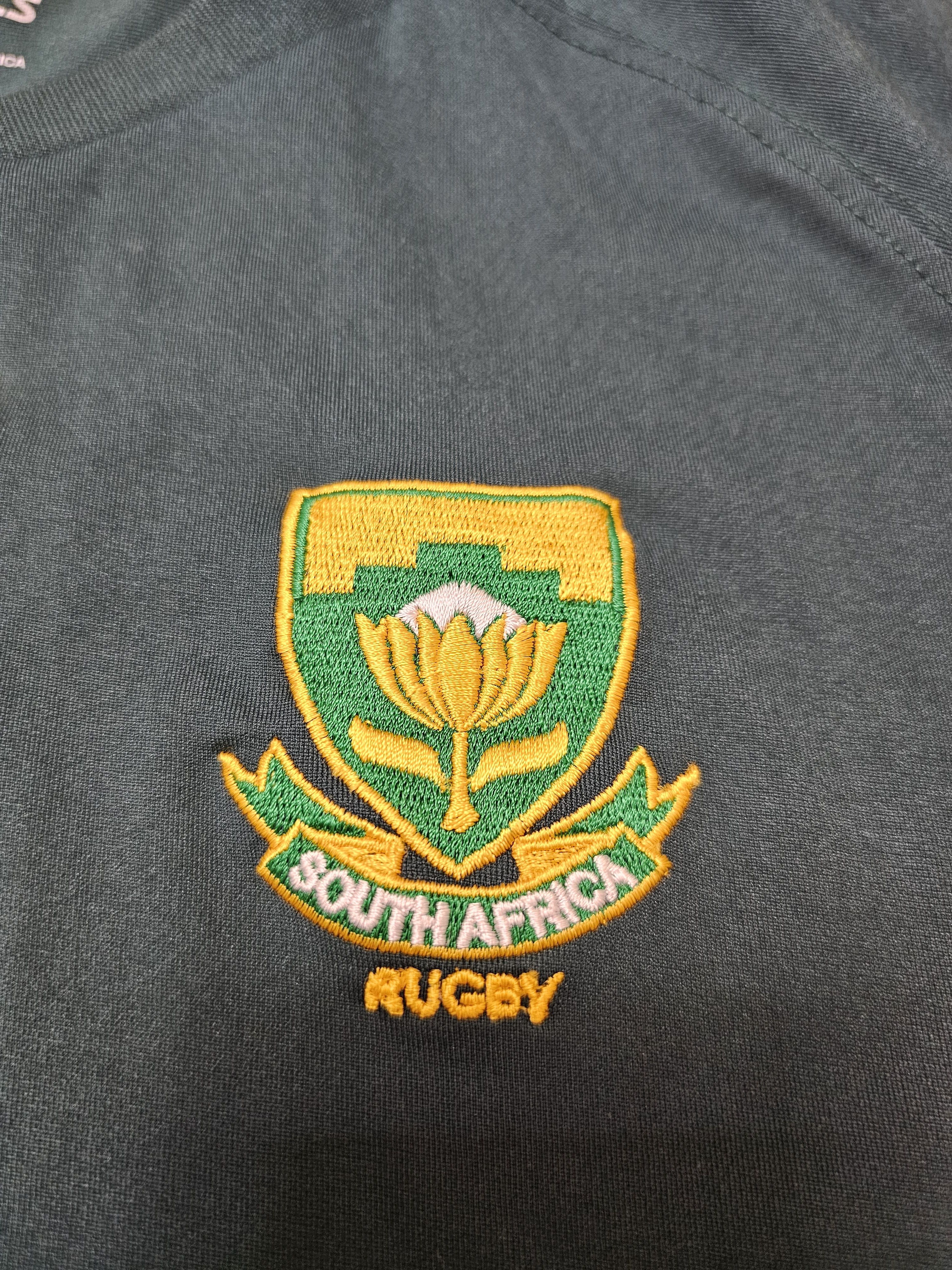 Asics SOUTH AFRICA RUGBY JERSEY 2015 WORLD CUP UNION RUGBY JERSEY Size US XL / EU 56 / 4 - 4 Thumbnail