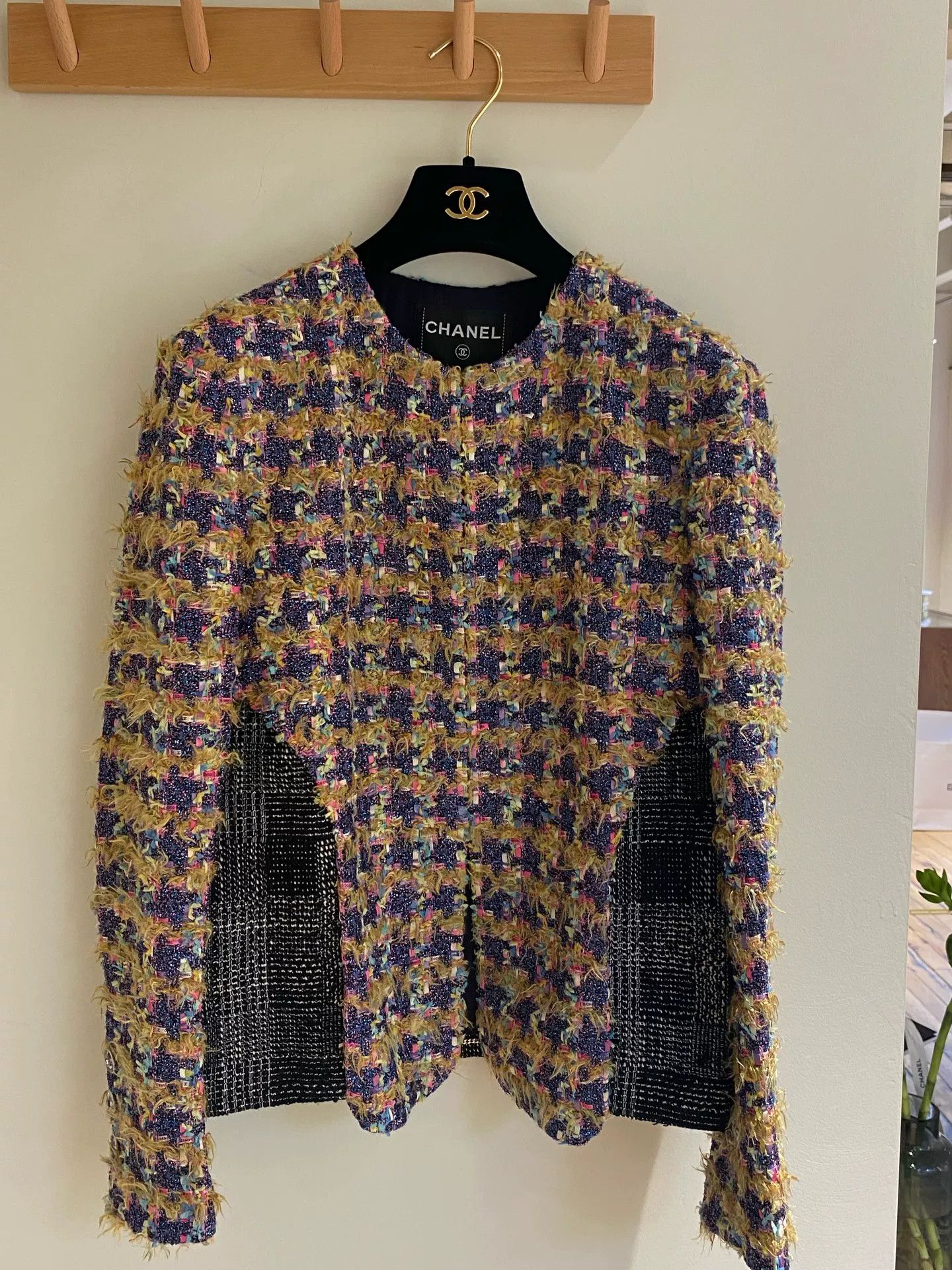 Chanel Chanel 2022 Houndstooth Jacket FR36 Size US XS / EU 42 / 0 - 1 Thumbnail