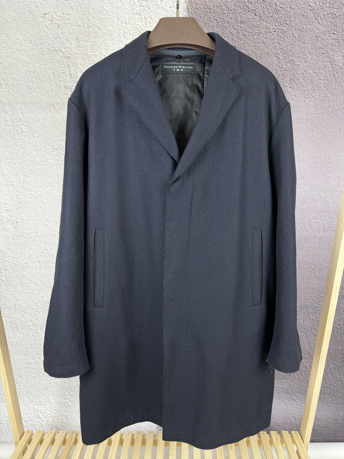 Other Massimo Rebecchi TDM wool long single breasted trench coat Size US L / EU 52-54 / 3 - 2 Thumbnail
