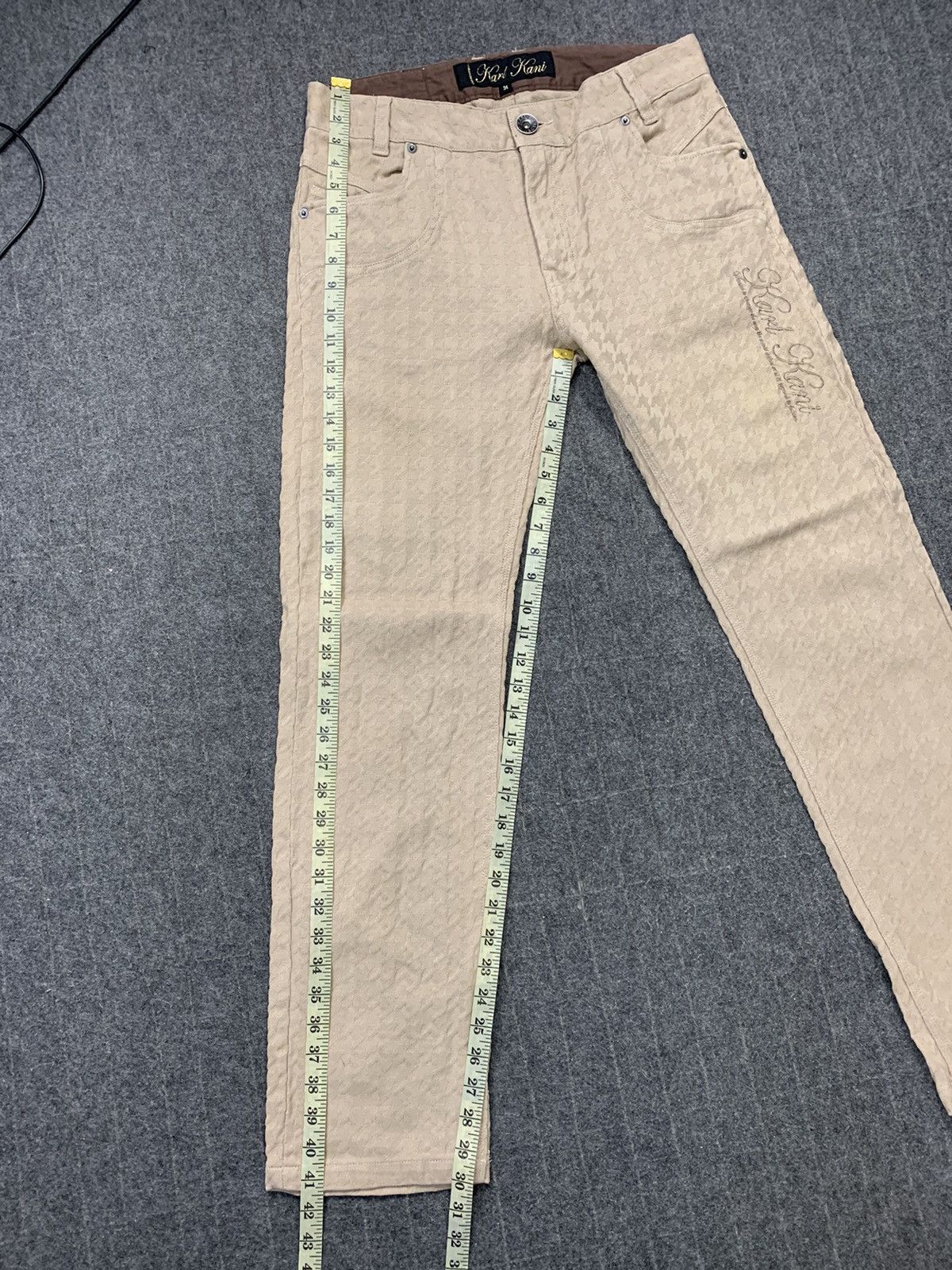 Karl Kani Karl Kani Houndstooth Design Embroidery Spell Out Denim Pant Size US 32 / EU 48 - 18 Thumbnail