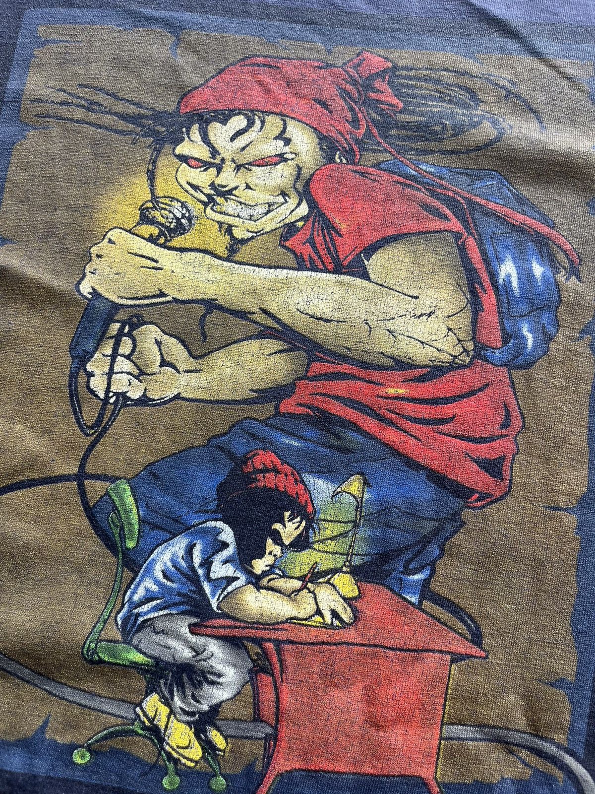 Vintage Vintage BIO MKNX RAW ELEMENTZ Art design Tshirt Size US XXL / EU 58 / 5 - 13 Thumbnail