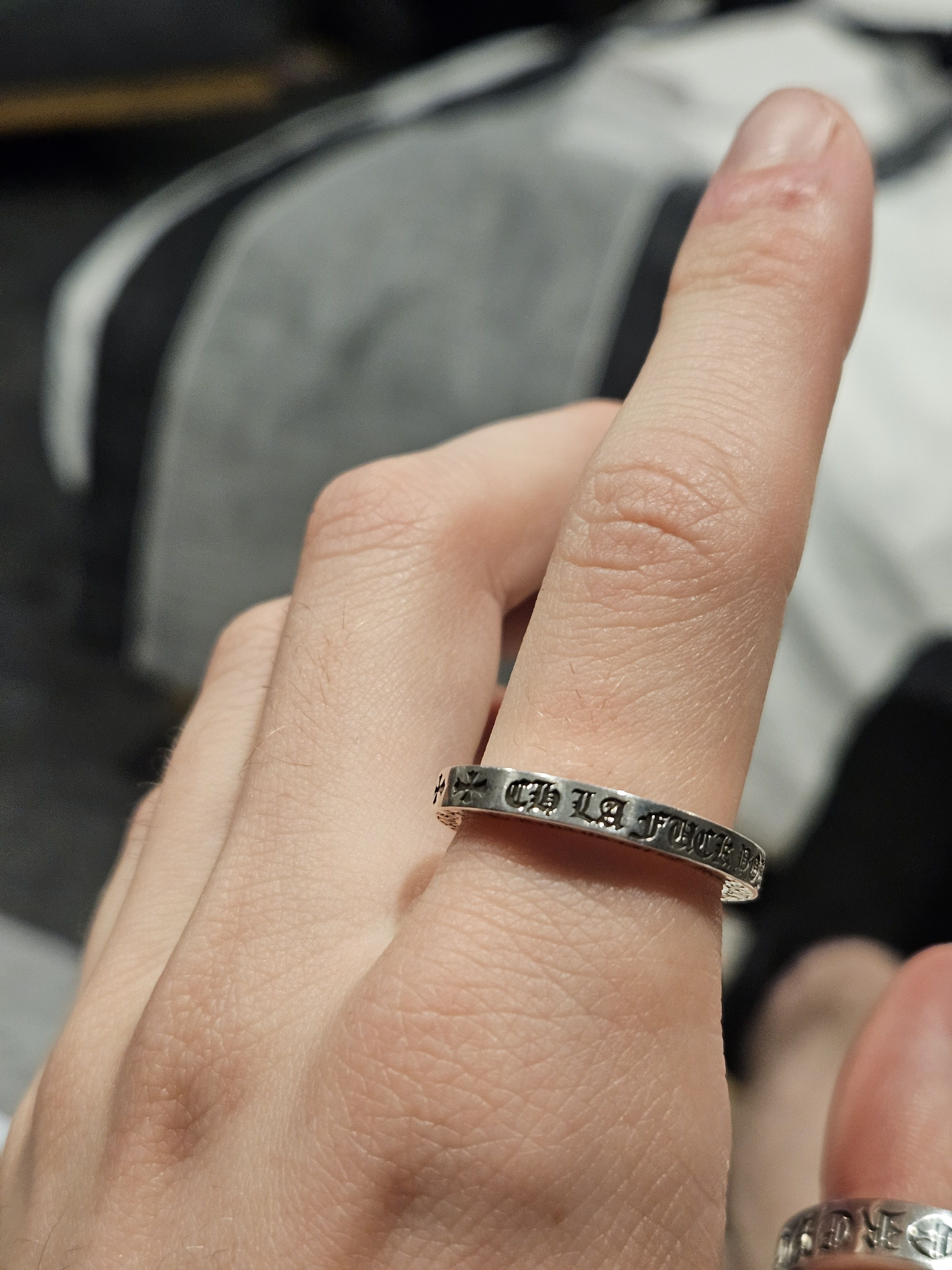 Chrome Hearts Chrome Hearts Fuck You 3MM 2001. 925 Silver Spacer Size ONE SIZE - 5 Thumbnail
