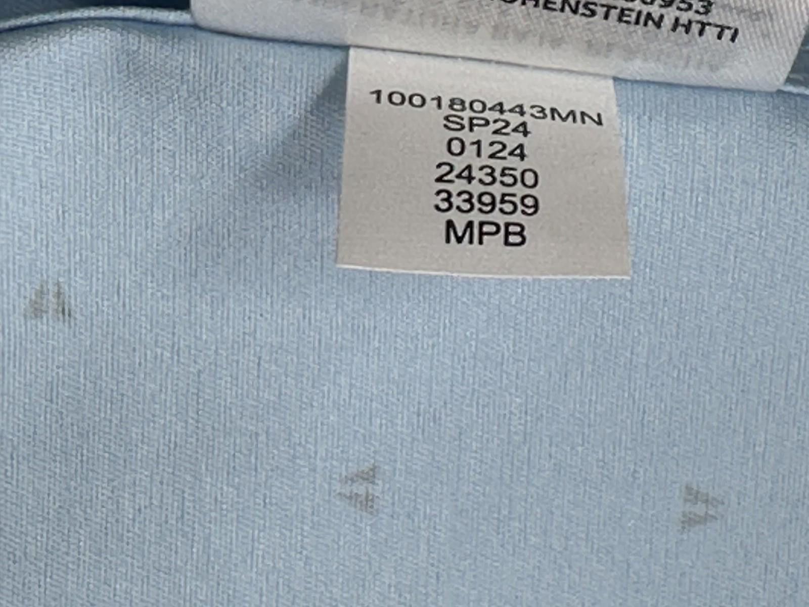 Alfani Alfani Slim Fit Button Down Dress Shirt Blue Men's S 32/33 Size 36R - 8 Thumbnail