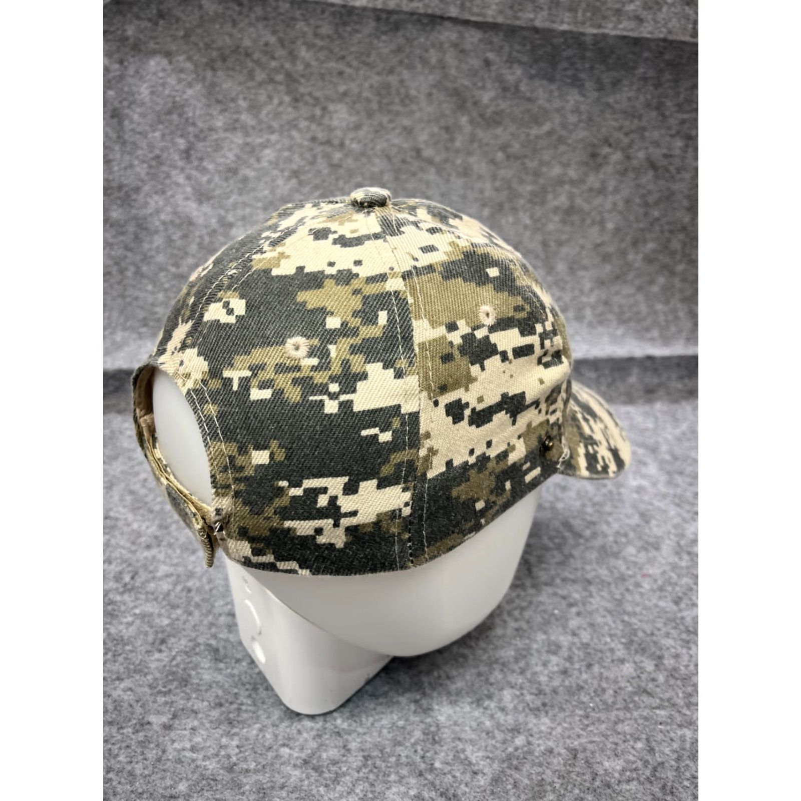 Vintage Camouflage Baseball Cap Adjustable Adult One Size Green Acrylic Outdoor Sports Mens Size ONE SIZE - 7 Thumbnail