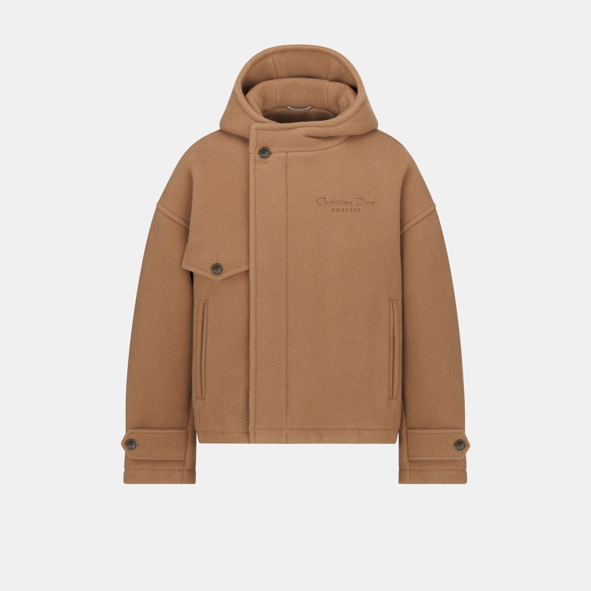 Dior o1bcso1str0226 Couture Hooded Jacket in Brown Size US S / EU 44-46 / 1 - 1 Thumbnail
