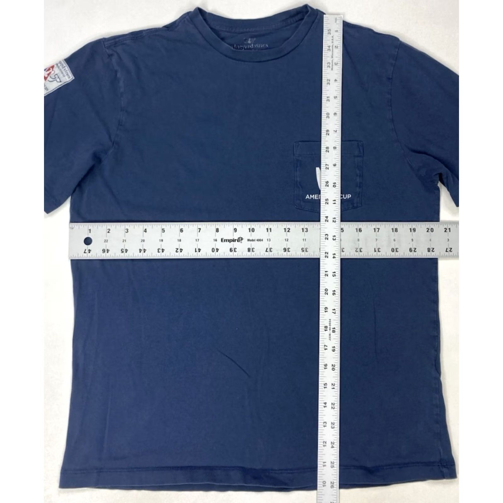 Vineyard Vines Vineyard Vines America's Cup Bermuda Pocket Graphic T-shirt Men Small Blue Size US S / EU 44-46 / 1 - 7 Thumbnail