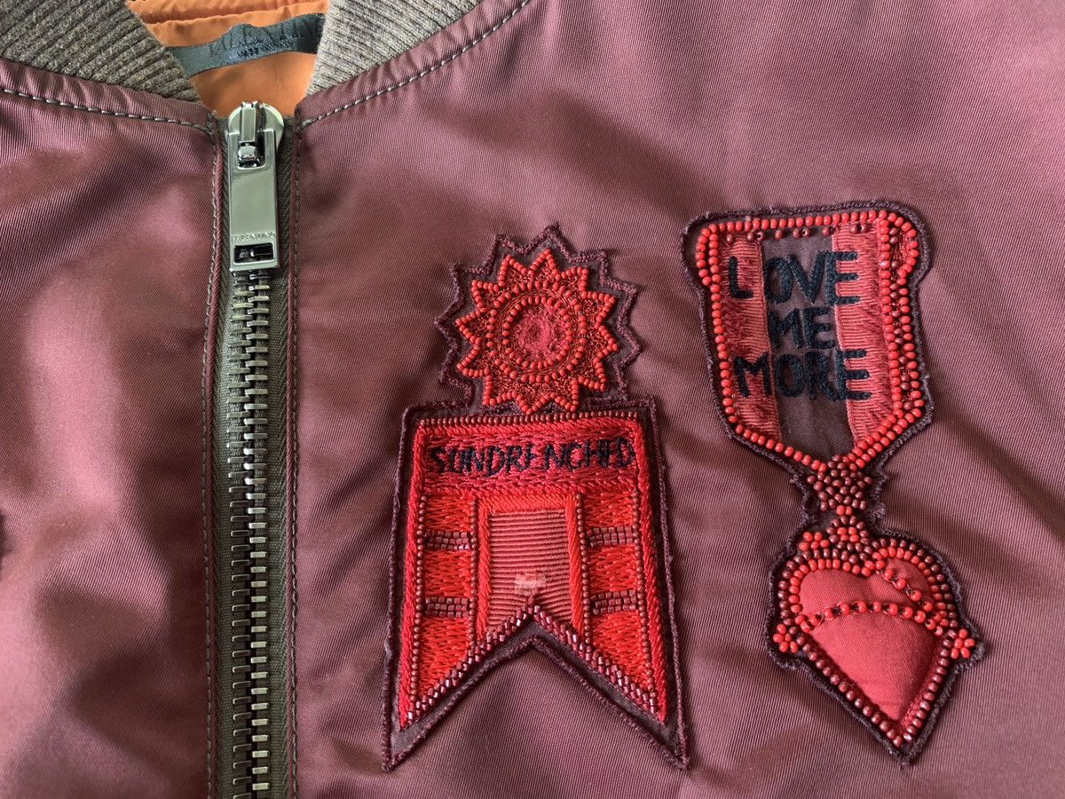 Valentino VALENTINO Bomber Jacket IT46 Distressed Heavy Embroidered Size US S / EU 44-46 / 1 - 6 Thumbnail