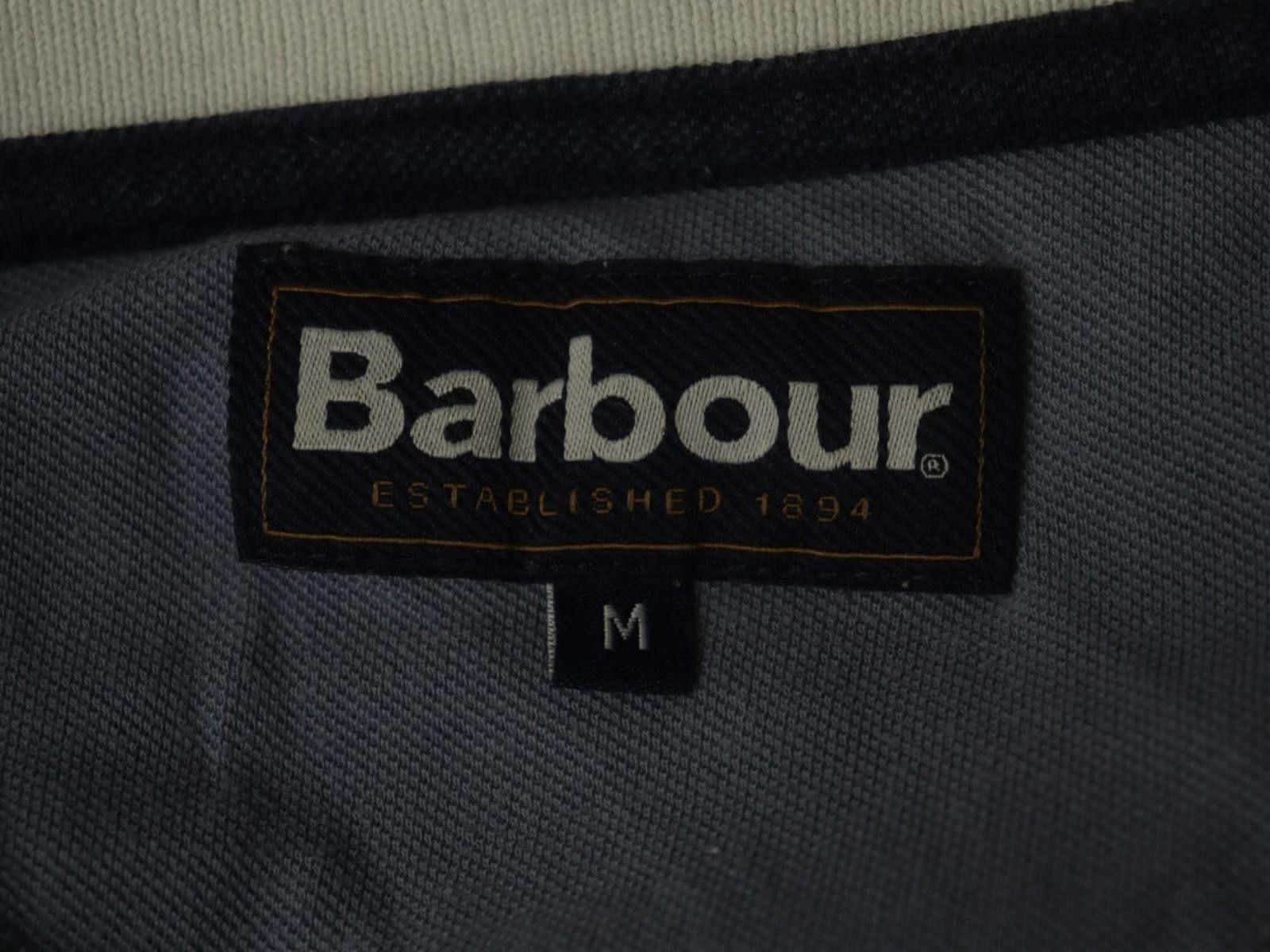 Barbour Barbour Gray 100% Cotton Collared Casual Polo Shirt Size M Size US M / EU 48-50 / 2 - 8 Thumbnail