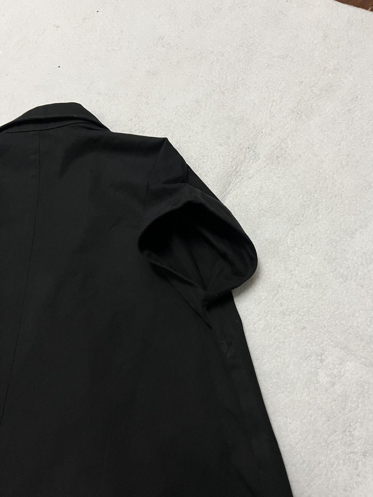 Hermes 539. Hermès Black Wrap Midi Dress with Gold Ring Belt Size 42S - 10 Thumbnail