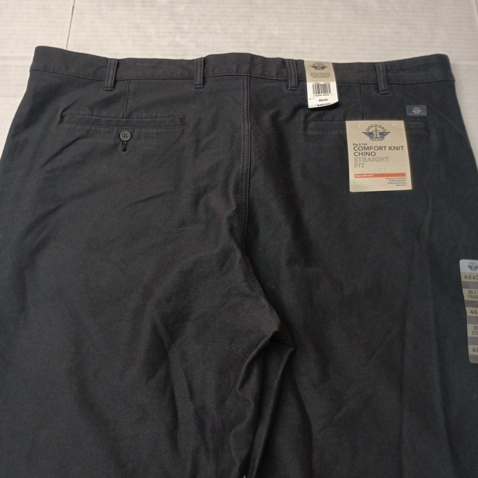 Dockers Dockers Comfort Knit Chino Pants Men's Size 46x34 Black Size US 44 / EU 60 - 8 Thumbnail