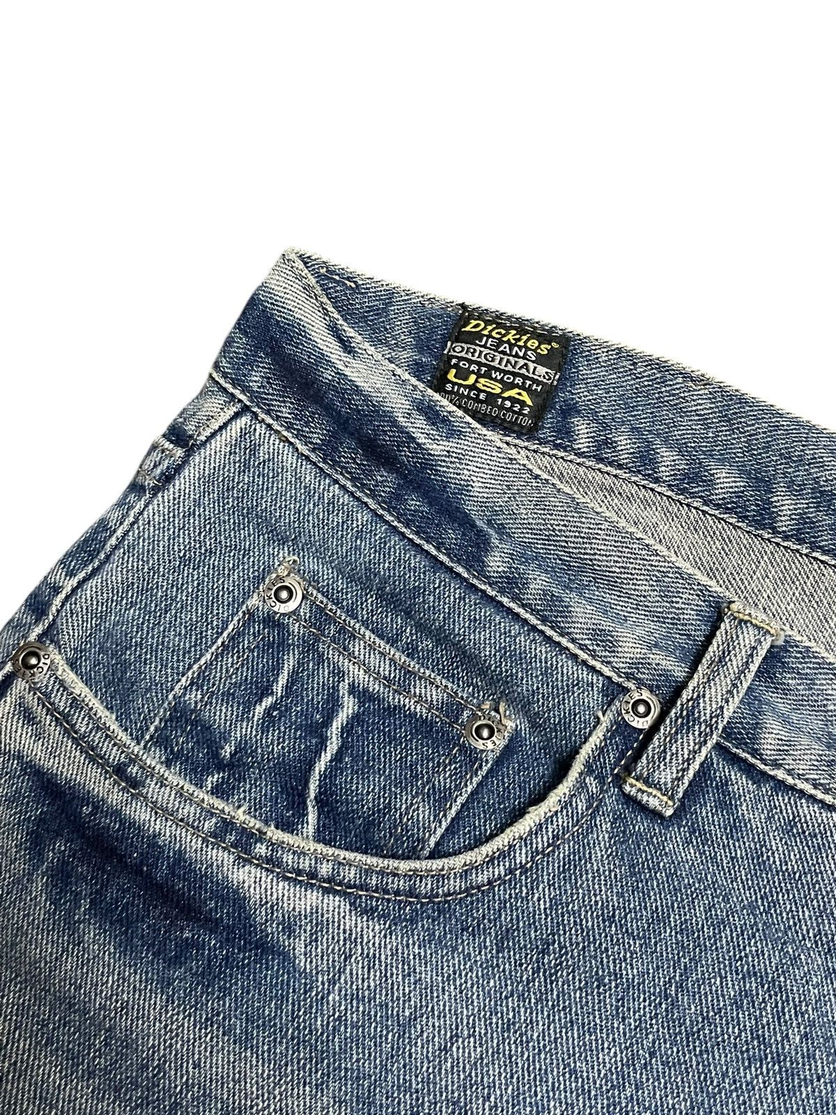 Dickies Vintage Dickies Fort Worth USA Blue Fade Wash Loose Straight Size US 32 / EU 48 - 10 Thumbnail