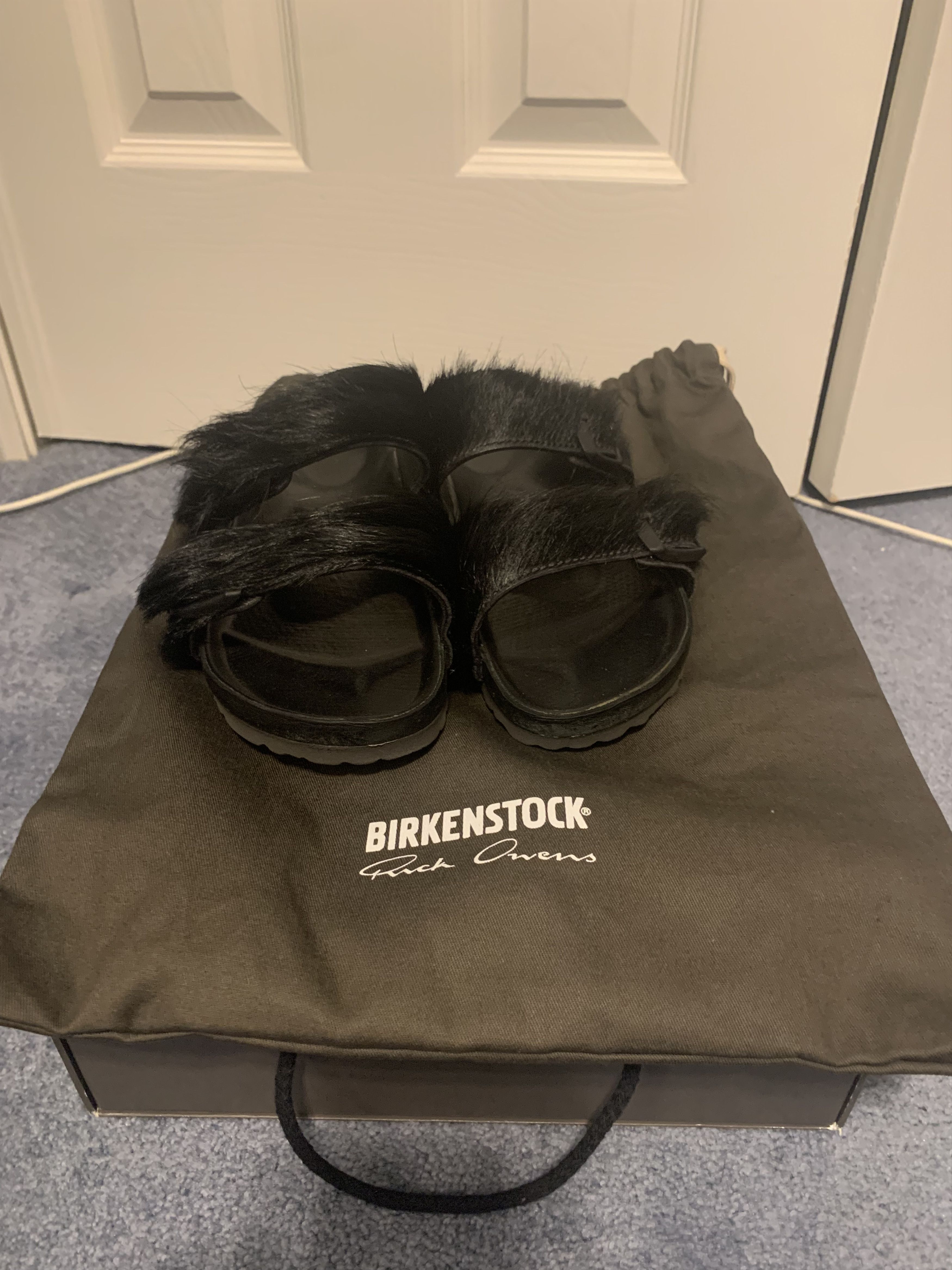 Birkenstock × Rick Owens Rick Owens Pony Hair Birkenstock Size US 6 / IT 36 - 1 Thumbnail