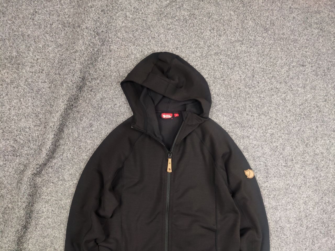 Fjallraven Fjallraven tur fleece Wool Blend Logo Zip Women's Hoodie Size S / US 4 / IT 40 - 2 Thumbnail
