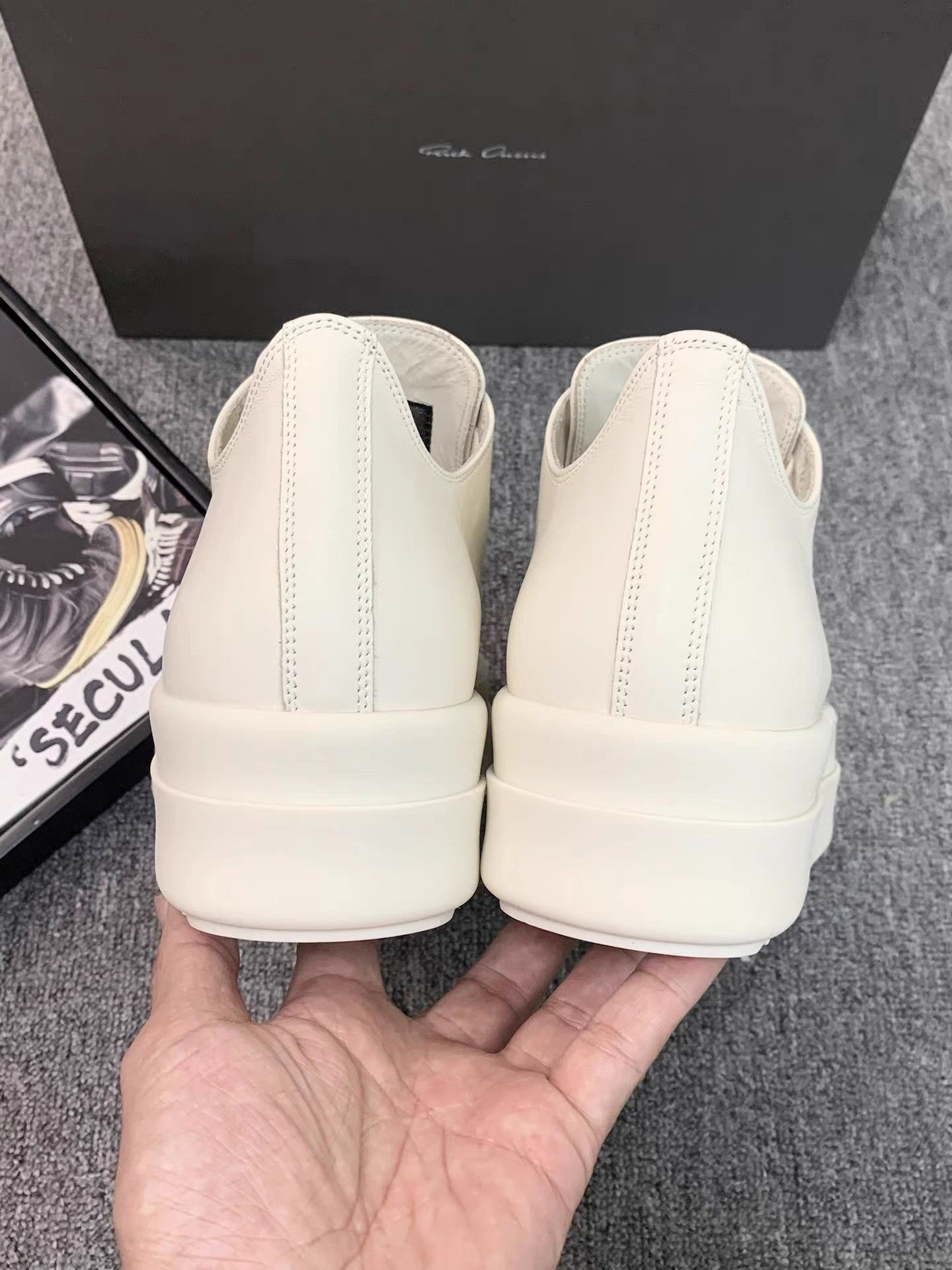 Rick Owens Rick Owens 25SS Pure White Thick Sole Big Converse K34 Size US 6 / IT 36 - 7 Thumbnail