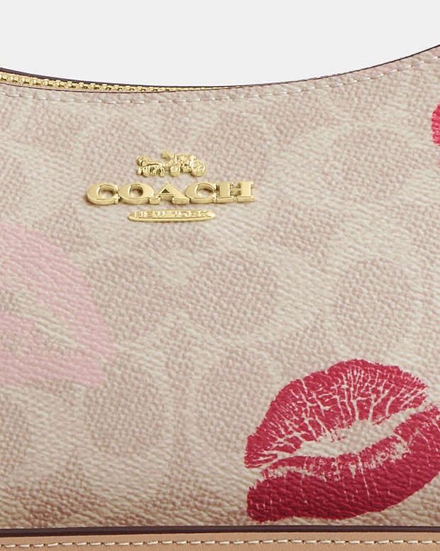 Coach Coach Teri Mini Crossbody Bag In Signature Canvas With Lips Size ONE SIZE - 12 Thumbnail