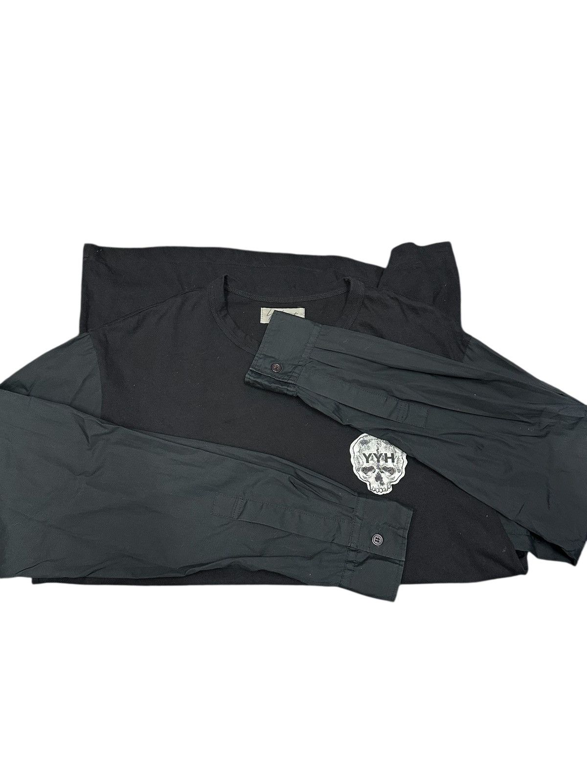 Yohji Yamamoto Vintage Yohji Yamamoto Skull Original Rework Design Longslee Size US L / EU 52-54 / 3 - 10 Thumbnail