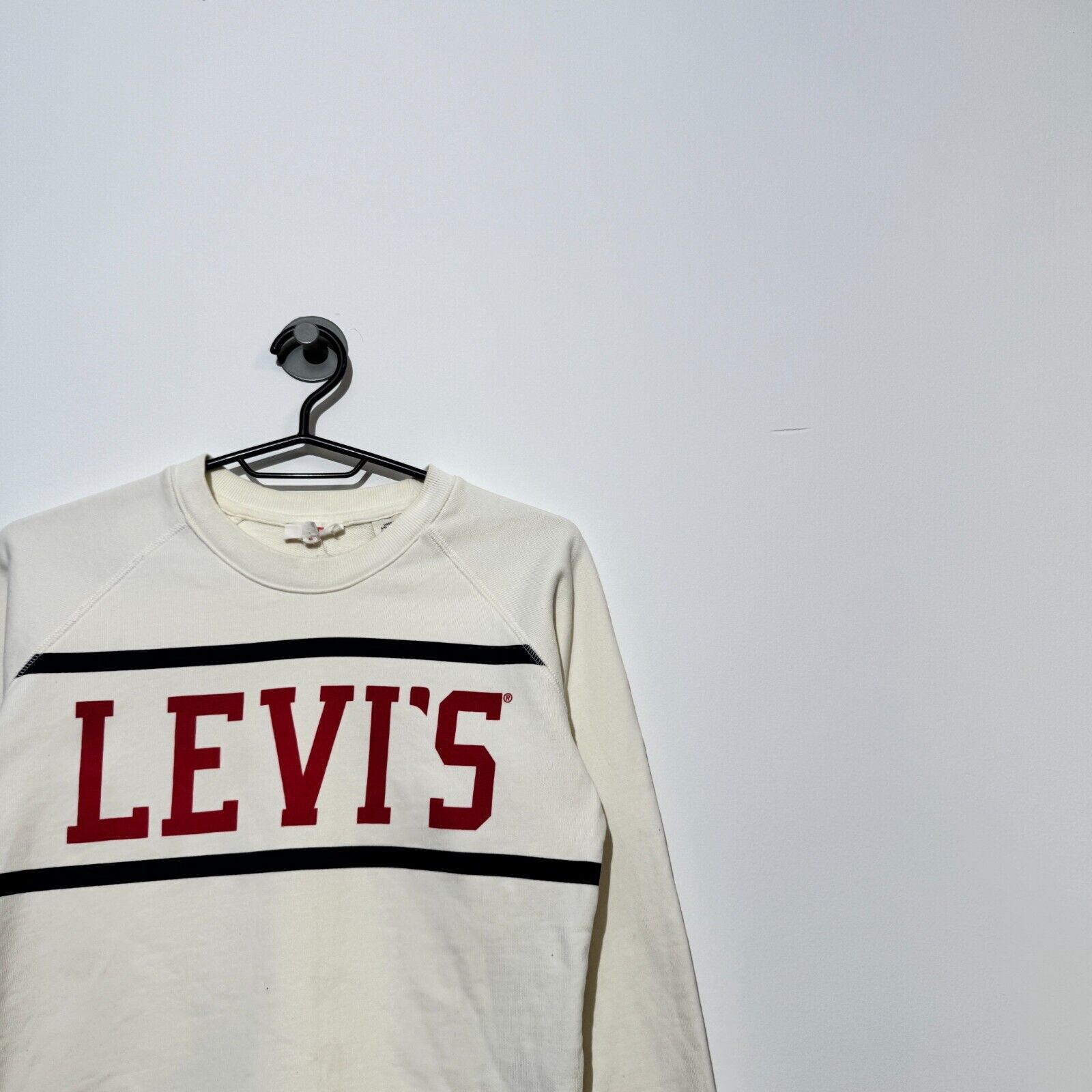 Levi's × Vintage Vintage Levi’s Unisex Beige Cotton Crewneck Size XS 90s Size US XS / EU 42 / 0 - 3 Thumbnail