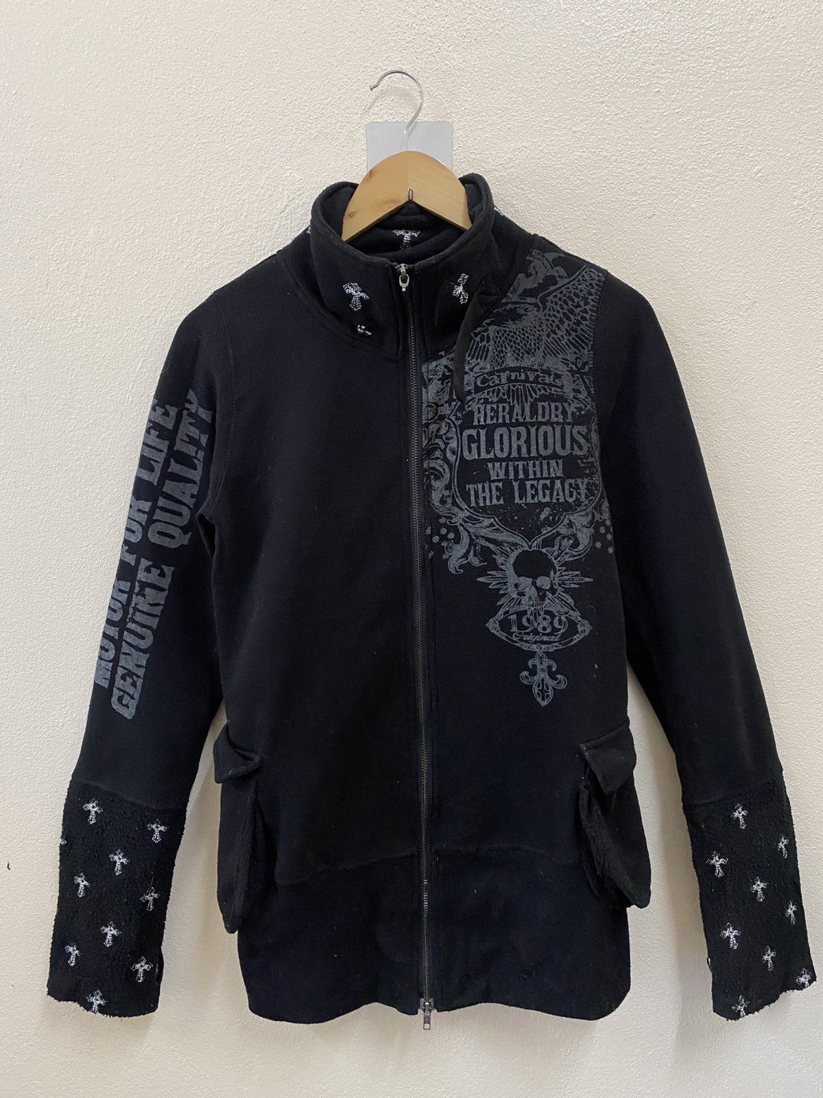 Vintage Vintage If Six Was Nine Black Sweater - Edge Line Size US S / EU 44-46 / 1 - 2 Thumbnail