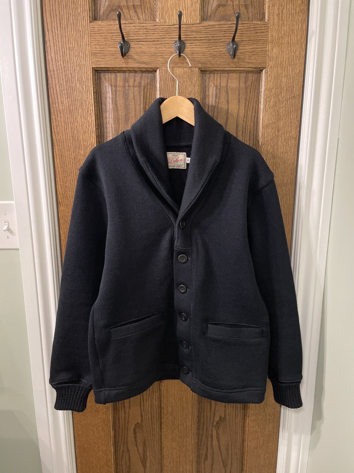 Dehen 1920 Dehen 1920 Shawl Sweater Coat - Small - Black Size US S / EU 44-46 / 1 - 1 Thumbnail