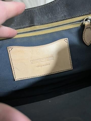 Dooney & Bourke Dooney & Bourke Black Leather Shoulder Bag Size ONE SIZE - 3 Thumbnail