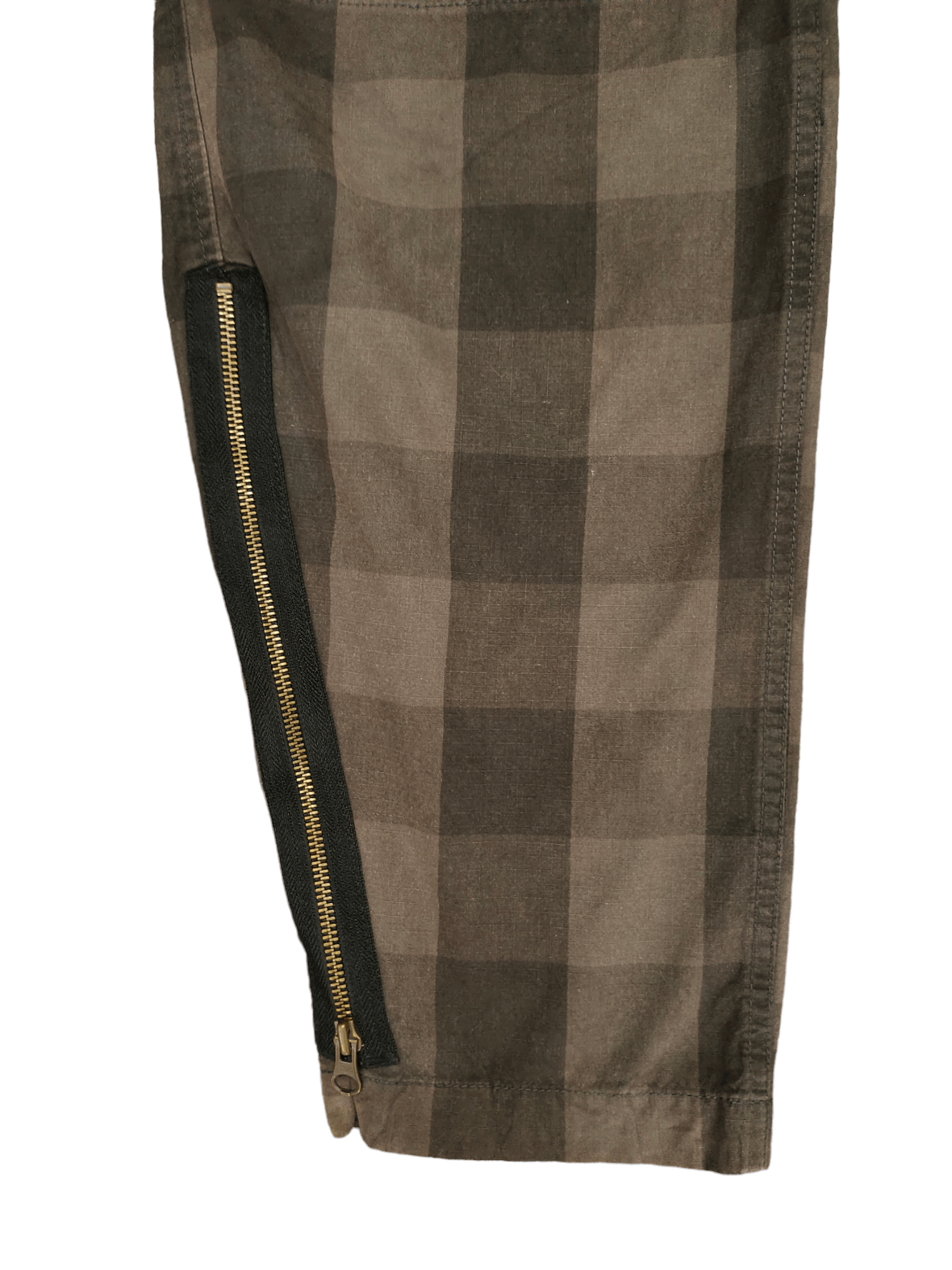PPFM PPFM Multi Pocket Zipper Hem Checkered Cargo Pants Size US 32 / EU 48 - 8 Thumbnail