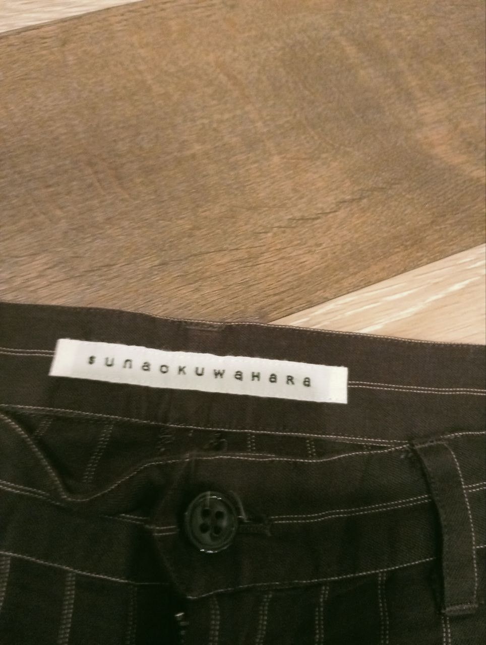 Issey Miyake VINTAGE ISSEY MIYAKE SUNAO KUWAHARA STRIPED PANTS Size 30" / US 8 / IT 44 - 4 Thumbnail