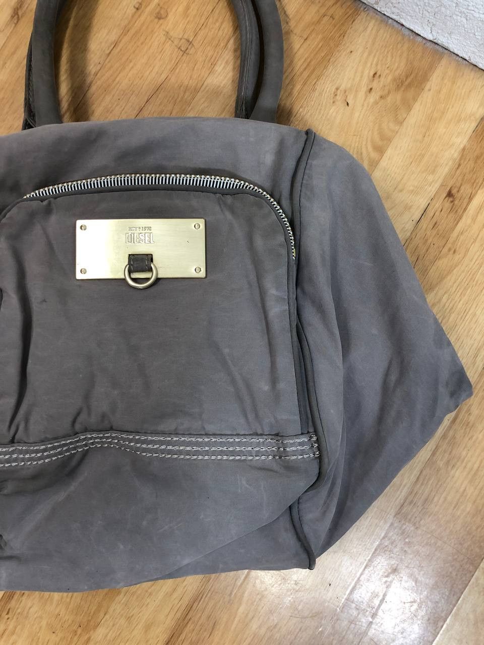 Diesel × Vintage Vintage Diesel Multi Pocket Leather Cargo Bag Avant Garde Size ONE SIZE - 3 Thumbnail