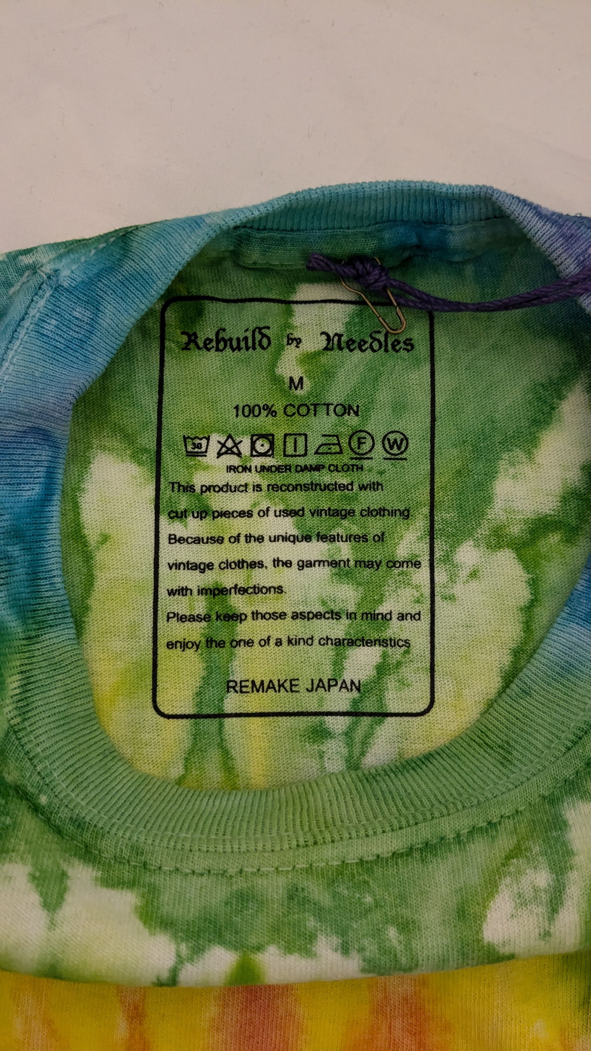 Needles Rebuild by Needles 5 cut tie-dye shirt Size US M / EU 48-50 / 2 - 4 Thumbnail
