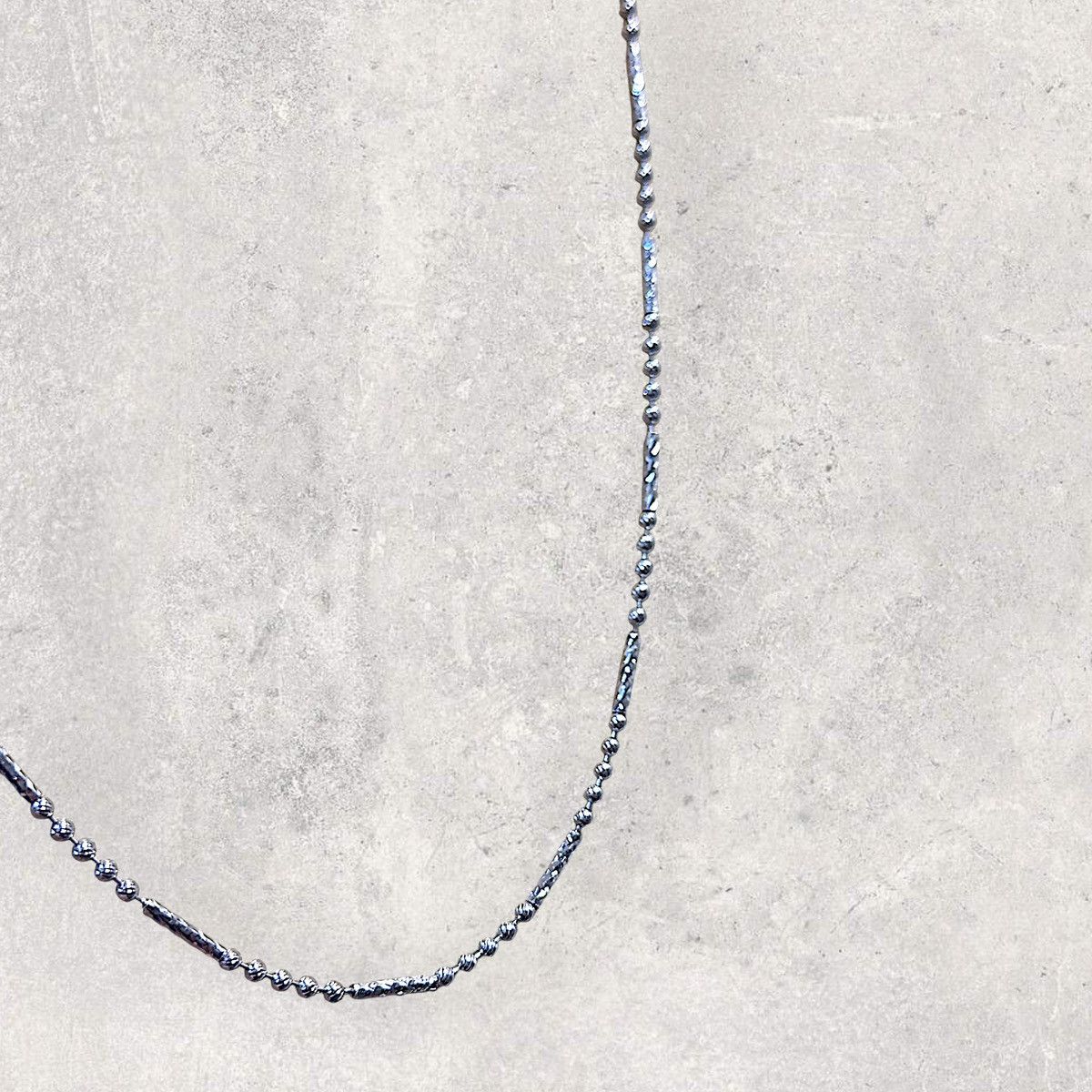 Other Alternating Ball & Diamond Cut Chain Necklace Size ONE SIZE - 2 Thumbnail