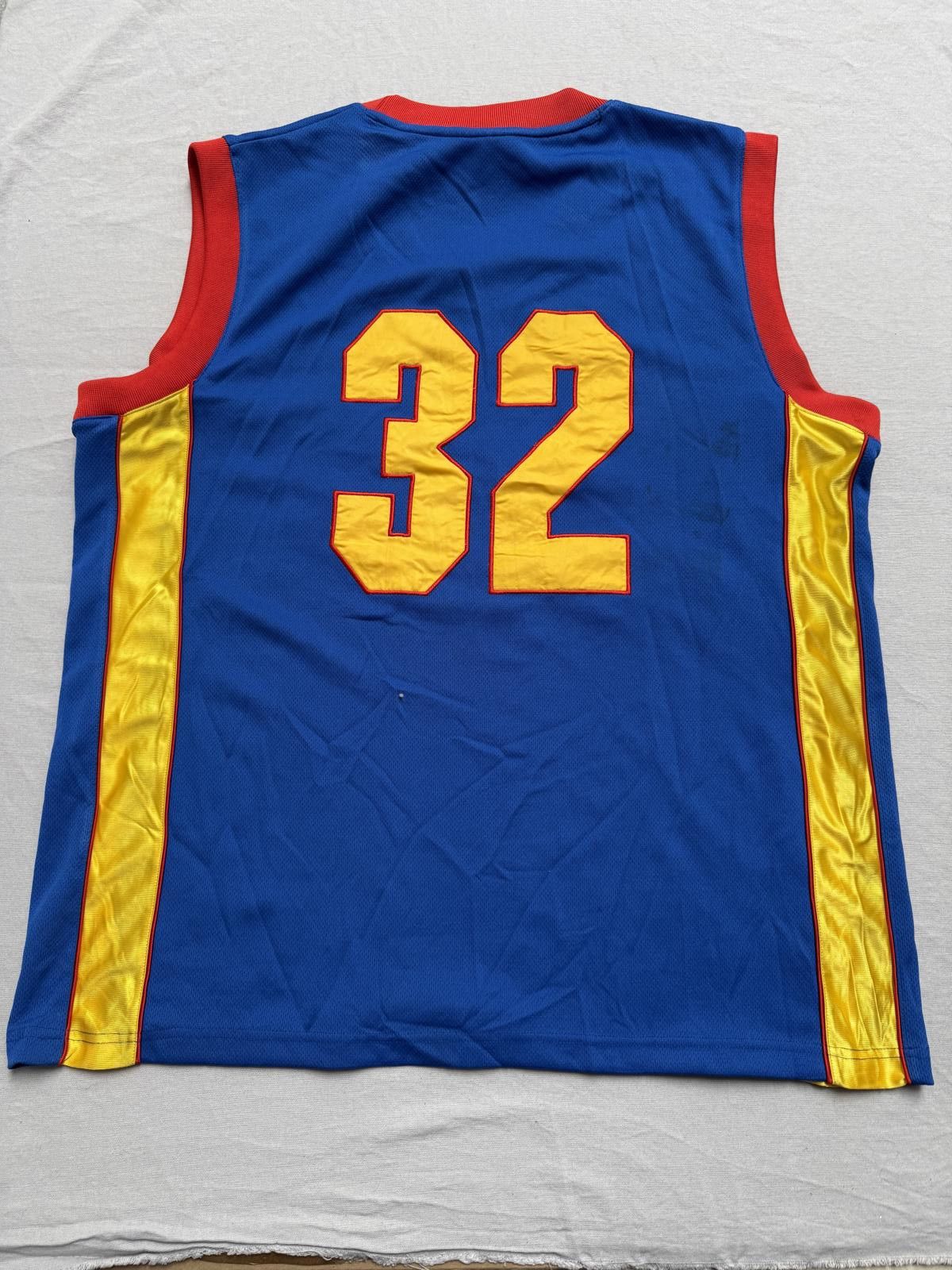 Designer Harlem Basketball Jersey #32 Blue Red Gold XL Size US XL / EU 56 / 4 - 2 Thumbnail
