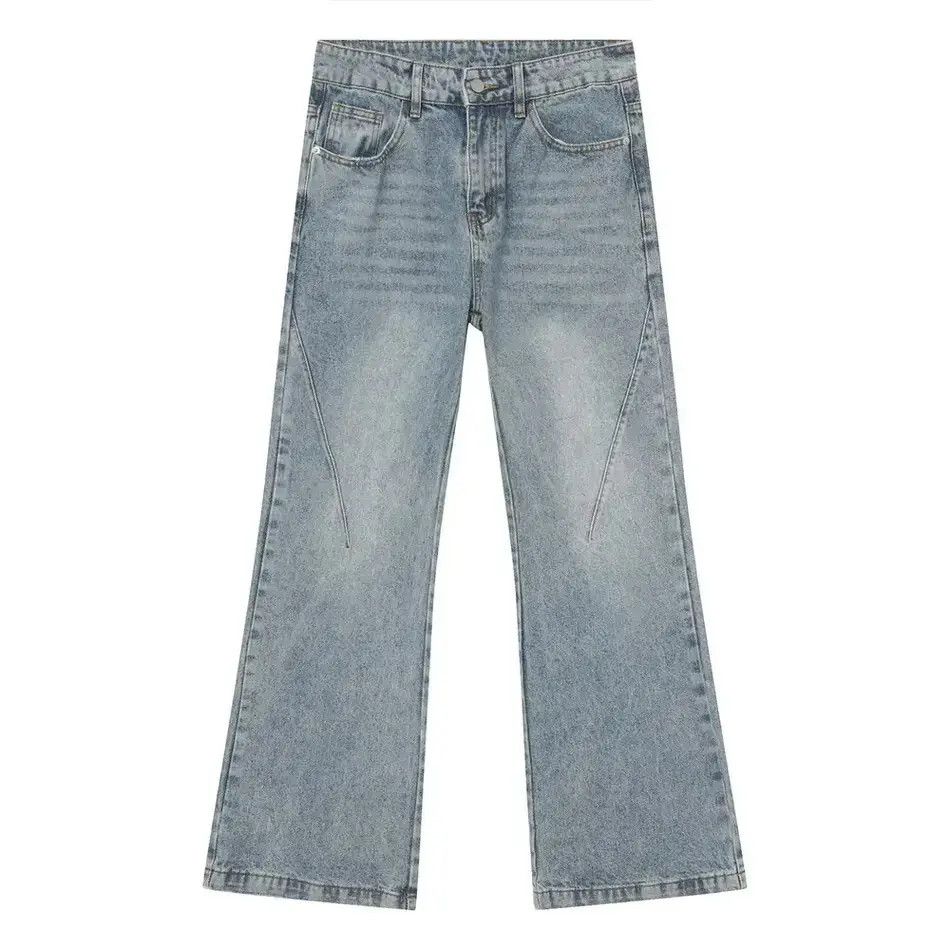 Japanese Brand Retro straight high street micro flared jeans Size US 32 / EU 48 - 6 Thumbnail