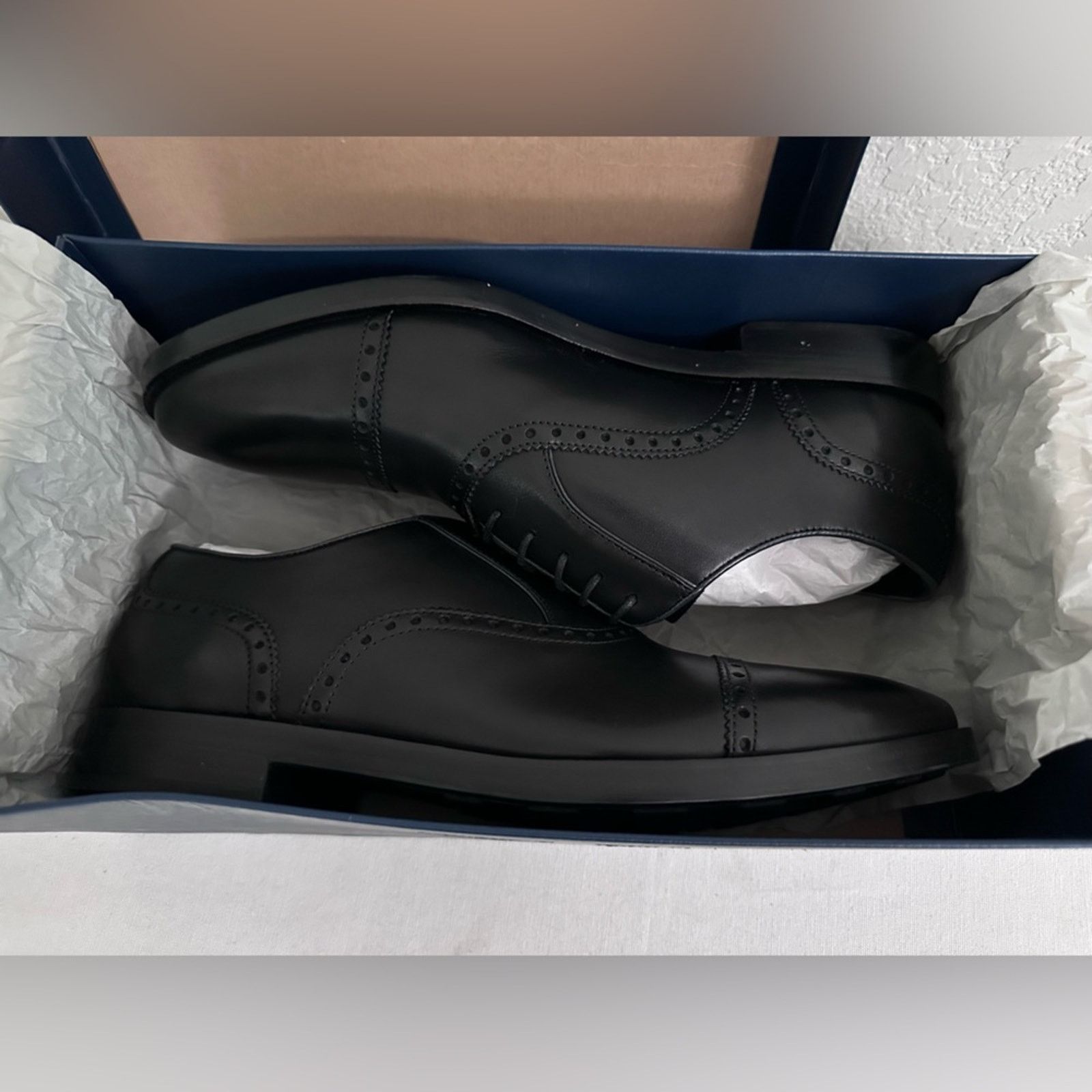 Cole Haan Cole Haan Hamilton Grand Cap Toe Oxford Men 10 Black Size US 10 / EU 43 - 9 Thumbnail