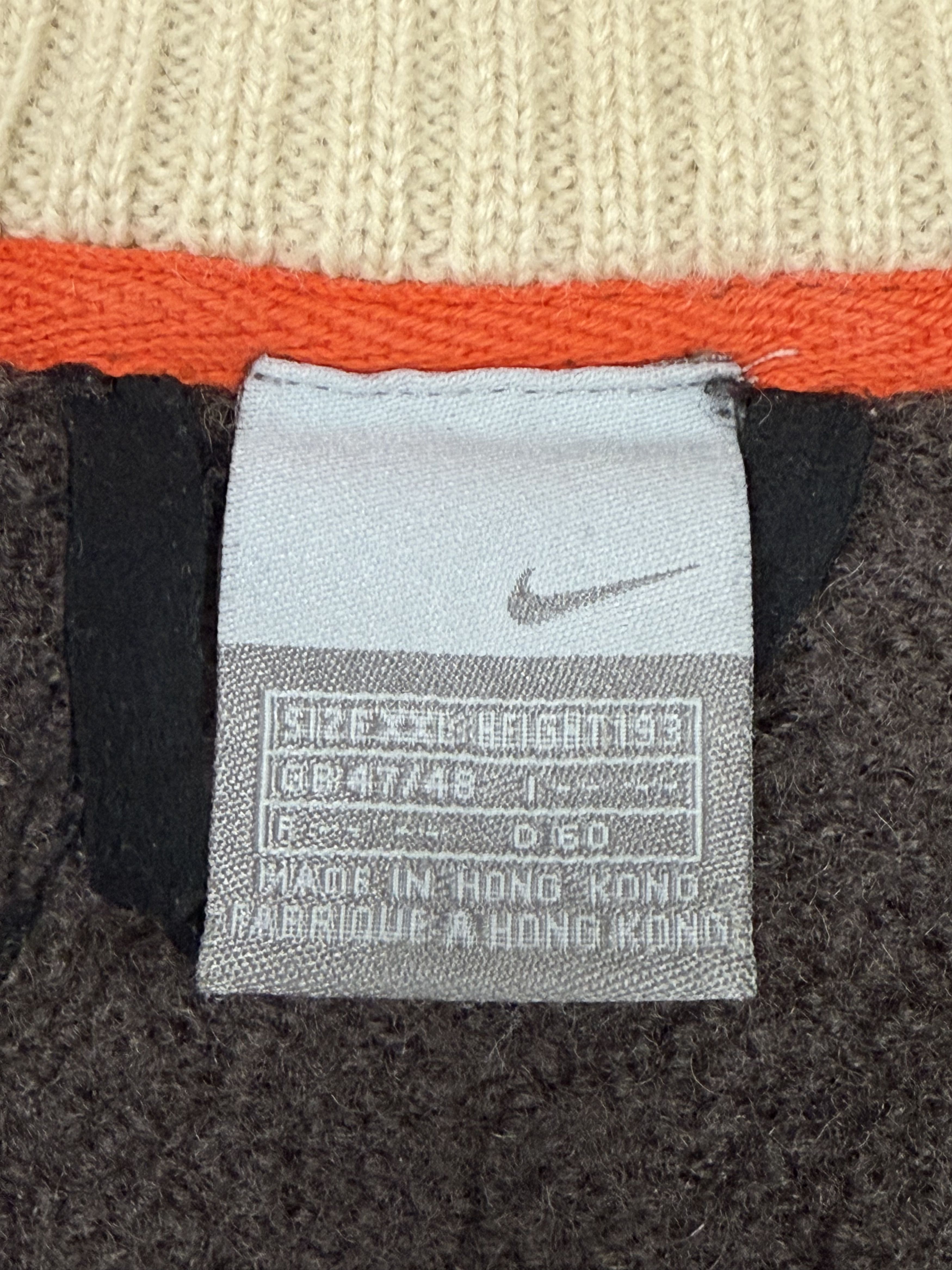 Nike RARE Vintage Nike Wool Sweater Brown Size US XXL / EU 58 / 5 - 4 Thumbnail