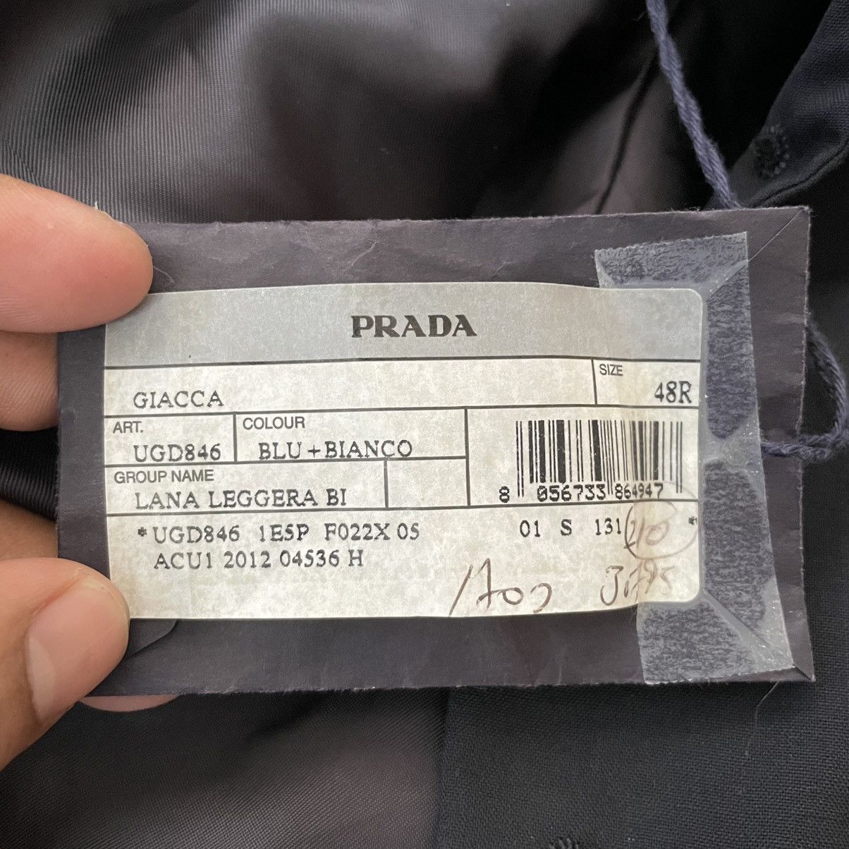 Prada Prada Lana Leggera Bi suit blazer Size 48R - 9 Thumbnail