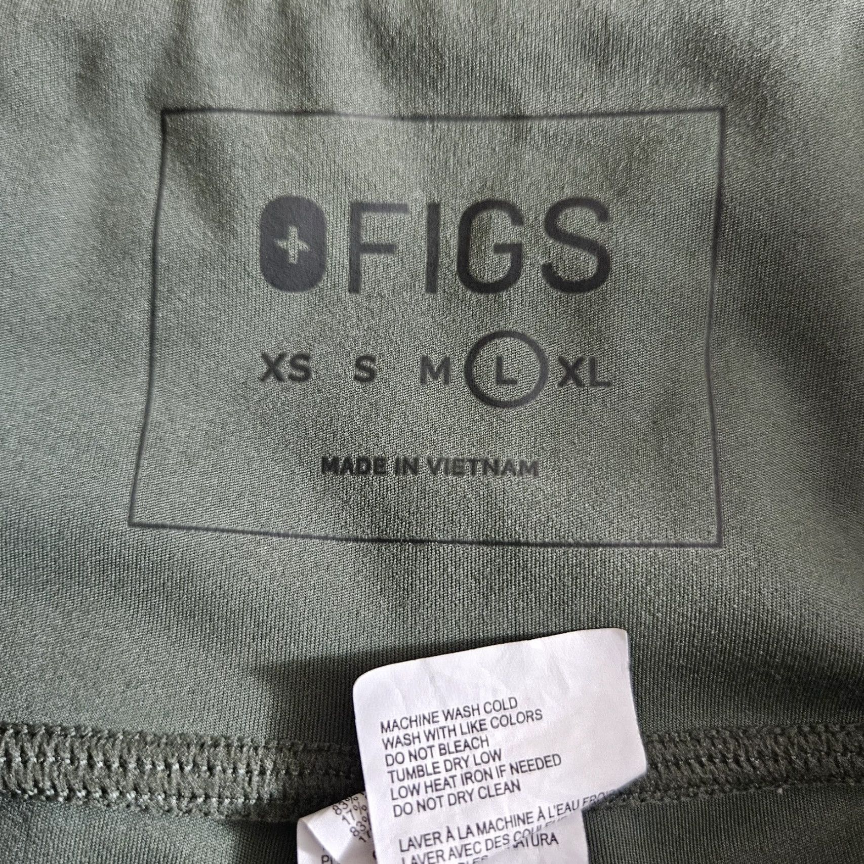 Vintage VINTAGE? (No) Figs Womens Leggings Size Large Green Pockets High Rise Size 36" / US 14 / IT 50 - 7 Thumbnail