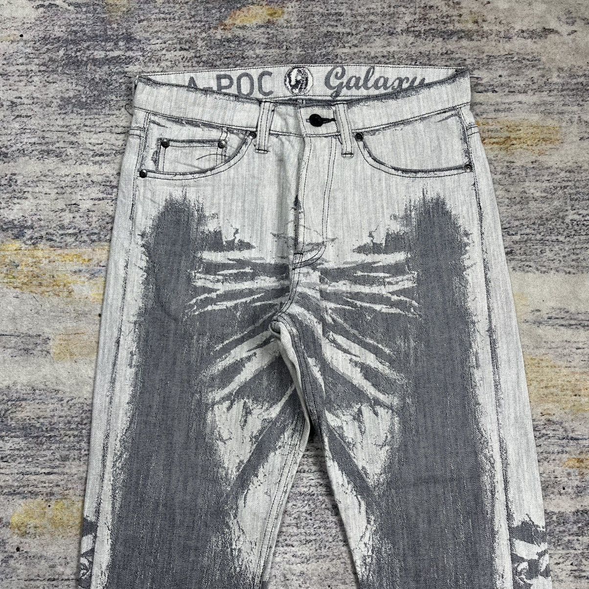 Issey Miyake AW2007 Issey Miyake A-poc Galaxy denim pants Size US 30 / EU 46 - 4 Thumbnail