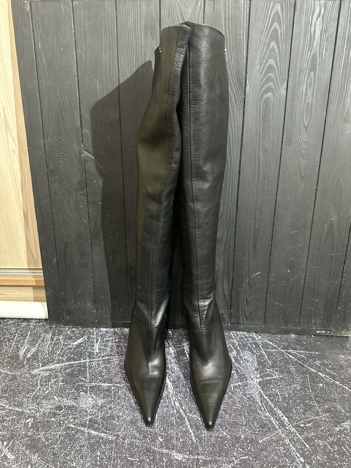 Buffalo London Buffalo London Women’s Leather Heels boots size 38 Size US 8 / IT 38 - 4 Thumbnail