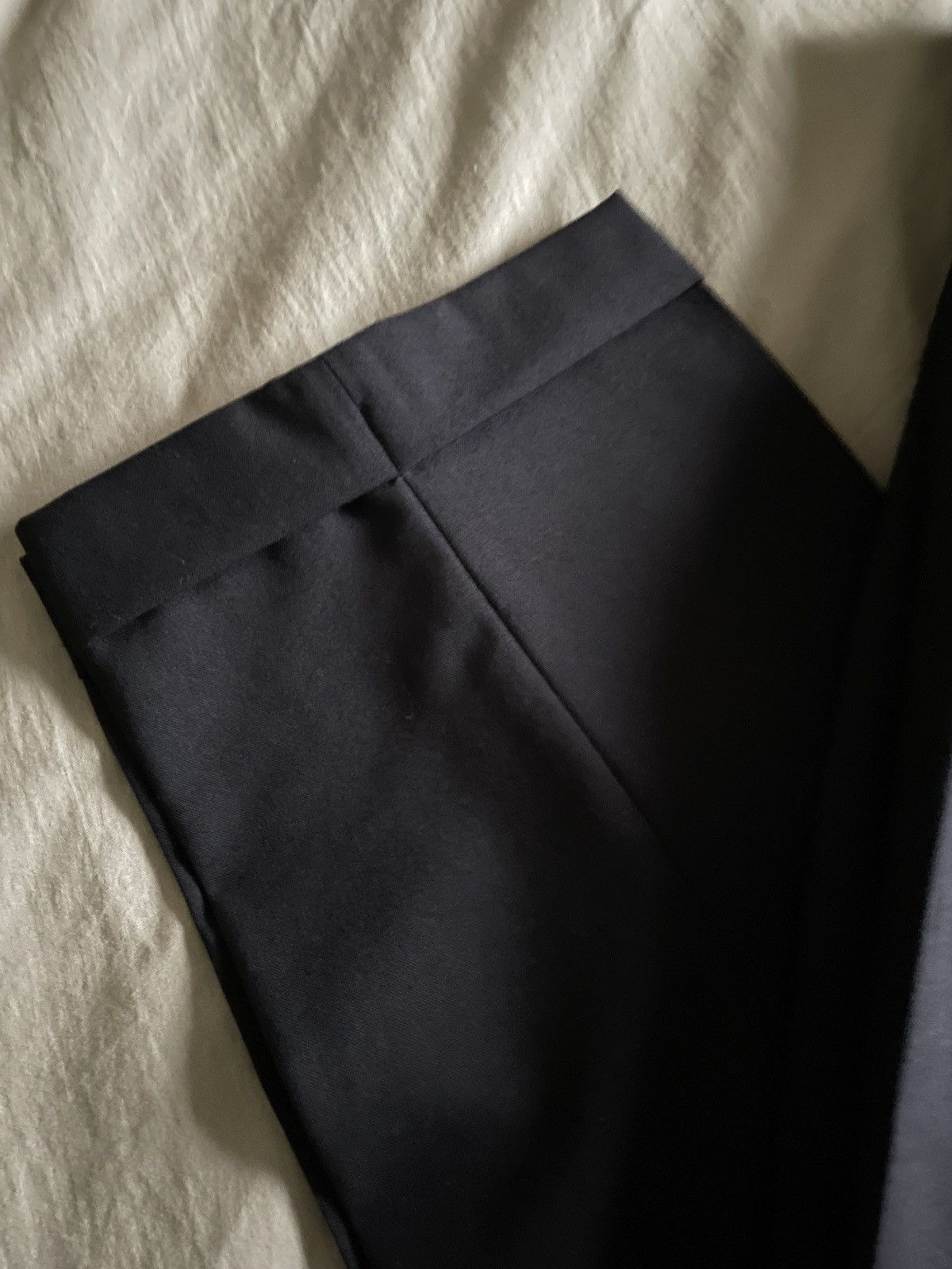 AMI Men’s 🇫🇷 AMI Alexander Mattiussi Virgin Wool Cuffed Trouser Size US 32 / EU 48 - 2 Thumbnail