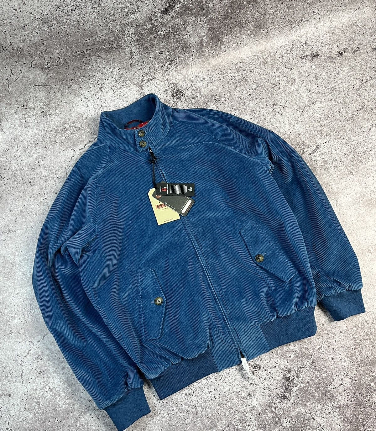 Baracuta G9 Corduroy Deep Water Size US L / EU 52-54 / 3 - 3 Thumbnail