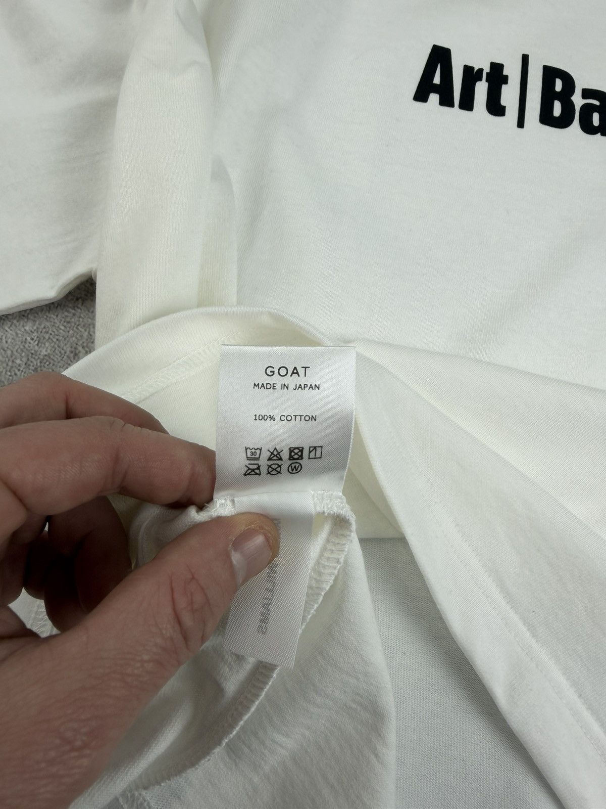 Other Kandis Williams x GOAT Art Basel Logo Tee One Size Size US M / EU 48-50 / 2 - 8 Thumbnail