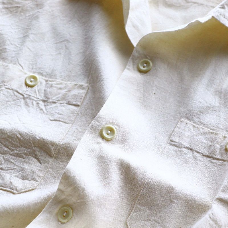 Buzz Rickson's Selvedge Chambray Open Collar S/S Shirt Size US S / EU 44-46 / 1 - 6 Thumbnail