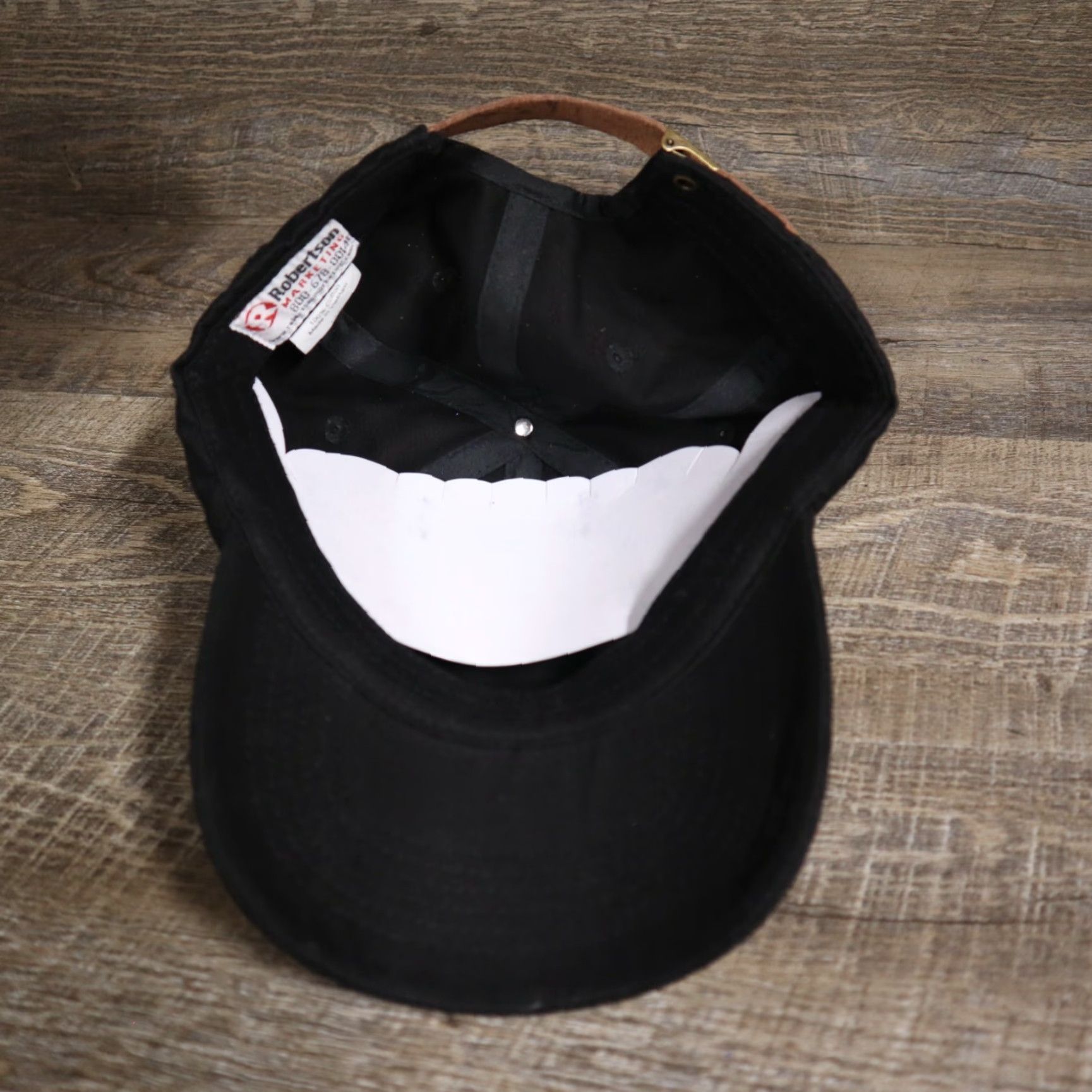 Vintage Alien Green Head Adjustable Baseball Cap Hat Black Leather Strap Cap Mens Size ONE SIZE - 5 Thumbnail