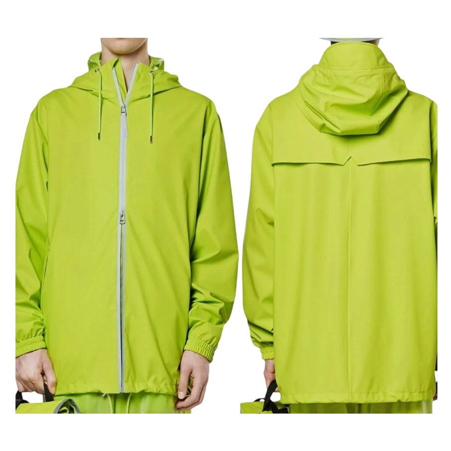 Raincoat RAINS Unisex Storm Breaker Reflectve Digital Lime L