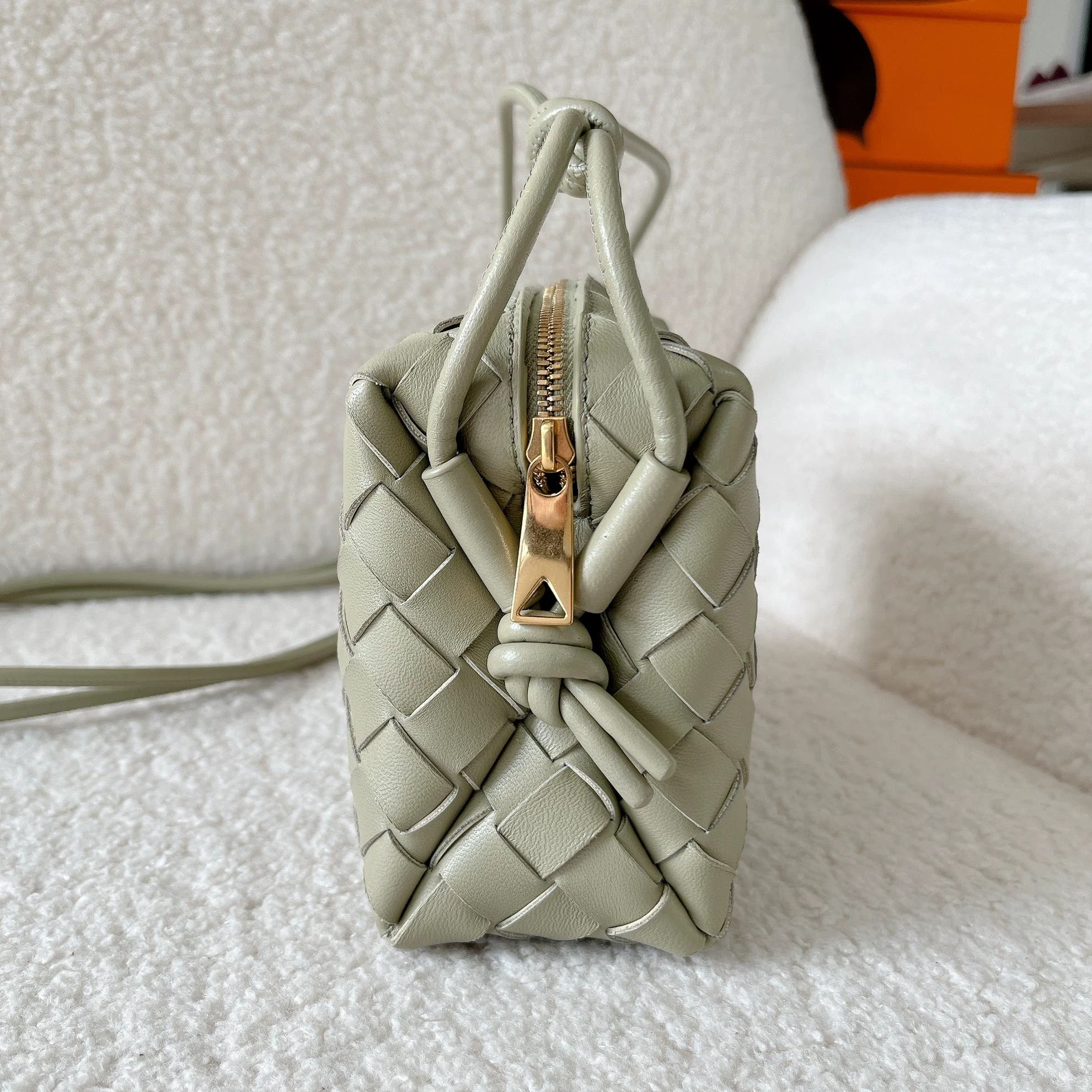Bottega Veneta Bottega Veneta white woven camera bag Size ONE SIZE - 4 Thumbnail