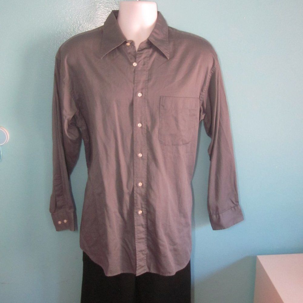 Hiroko Koshino Homme Hiroko Koshino Homme Mens Gray Shirt Size LL Fits L Size US L / EU 52-54 / 3 - 1 Thumbnail