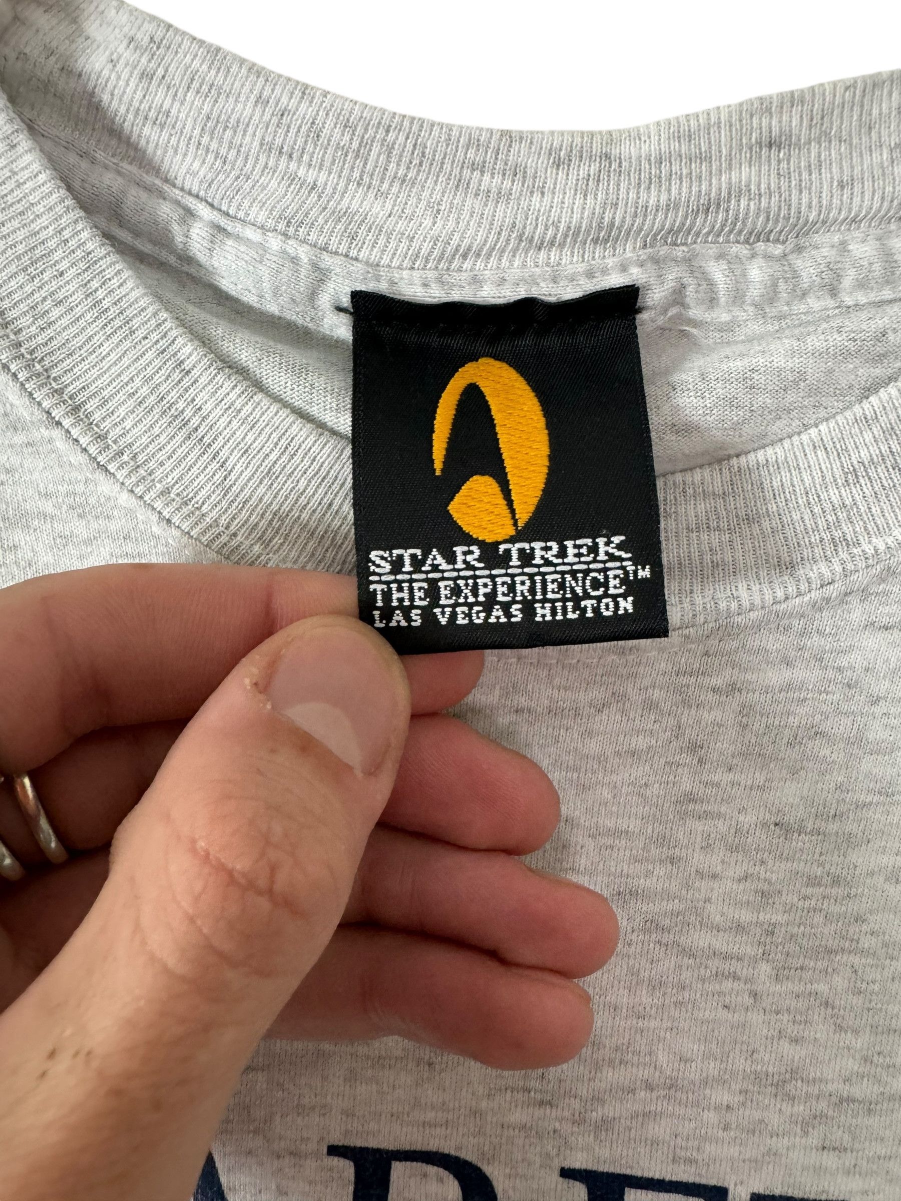 Vintage 2000 "Starfleet Academy" Star Trek Experience Vegas Tee Size US L / EU 52-54 / 3 - 6 Thumbnail