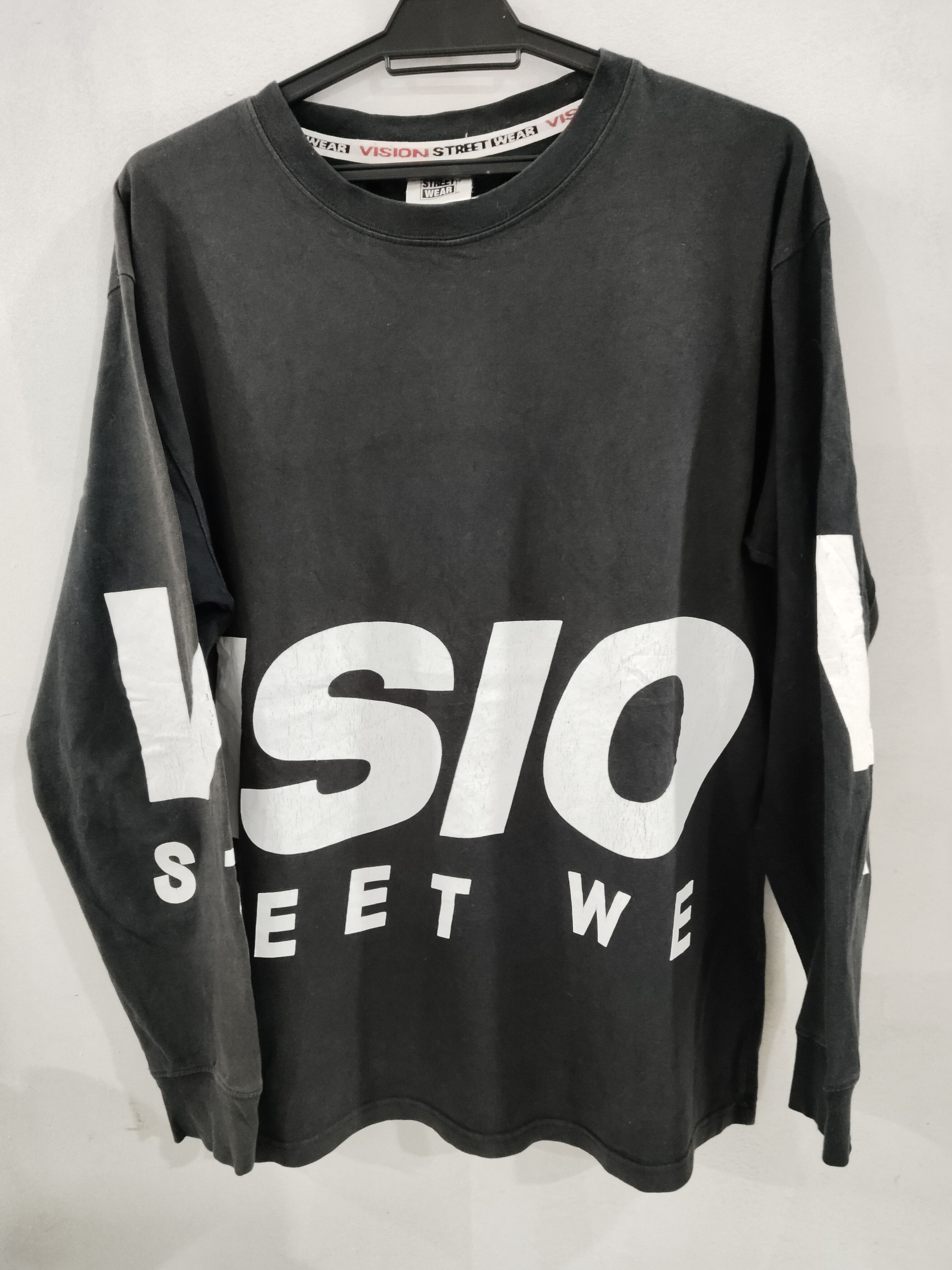 Vision Streetwear Big Logo Long Sleeve Tshirt