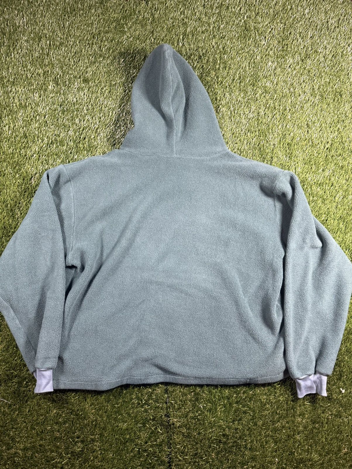 Vintage Vintage 90s Hot Air Balloon Boxy Fleece Hoodie Sweatshirt Size US L / EU 52-54 / 3 - 4 Thumbnail