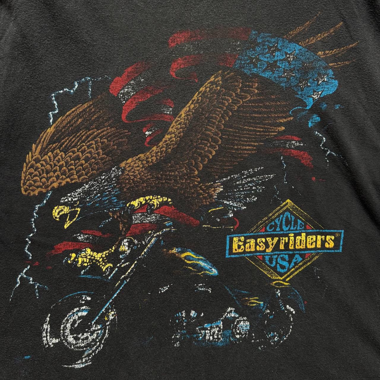 Harley Davidson Harley Davidson Easyriders 90s Single Stitch Eagle Shirt Size US XL / EU 56 / 4 - 4 Thumbnail