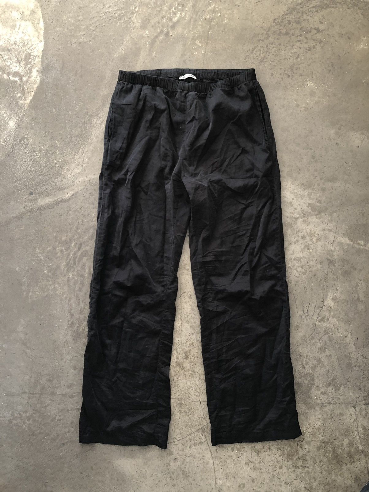 image of Our Legacy Silk Trousers in Black, Men's (Size 32)